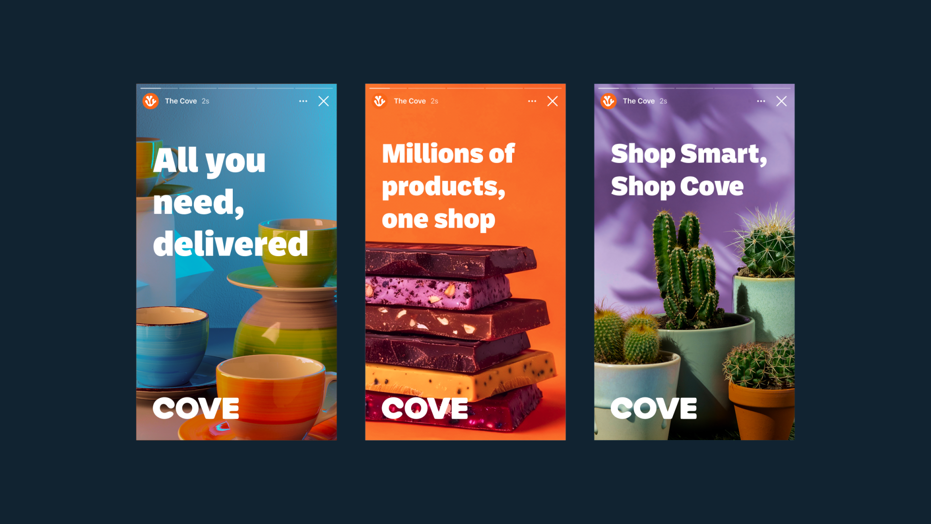 London Design Awards Winner - Cove Marketplace Brand Identity