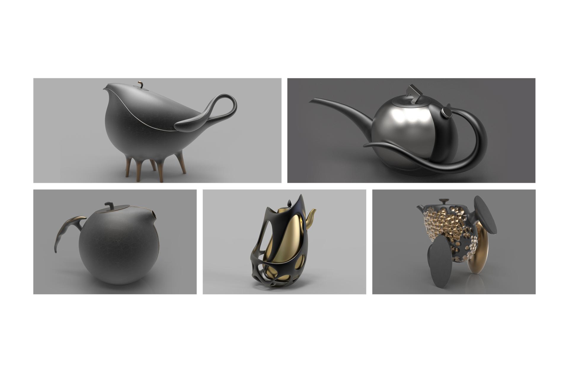 London Design Awards Winner - Space Teapot Series