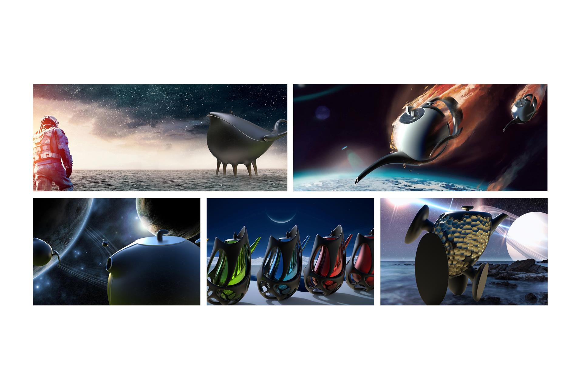 London Design Awards Winner - Space Teapot Series