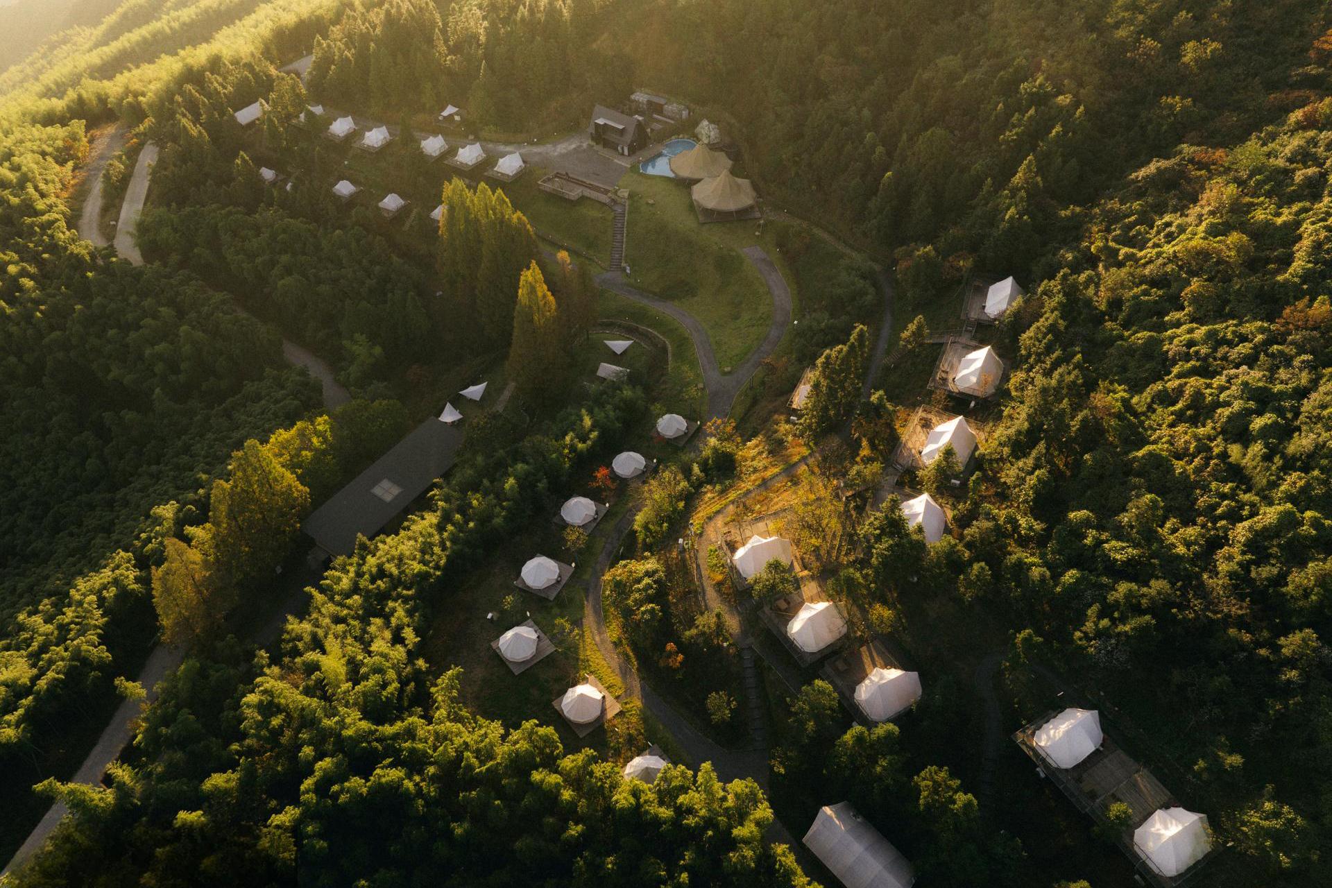 London Design Awards Winner - Refuge-moganshan campsite design