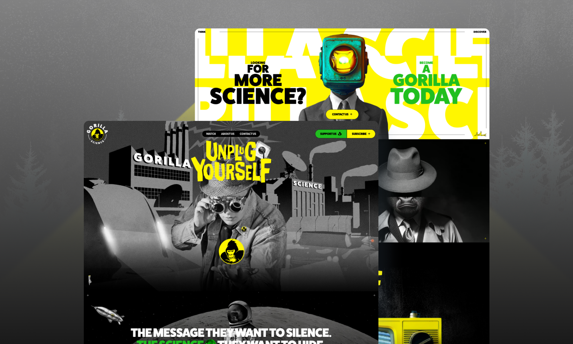 London Design Awards Winner - Gorilla Science by Metroville Media Website