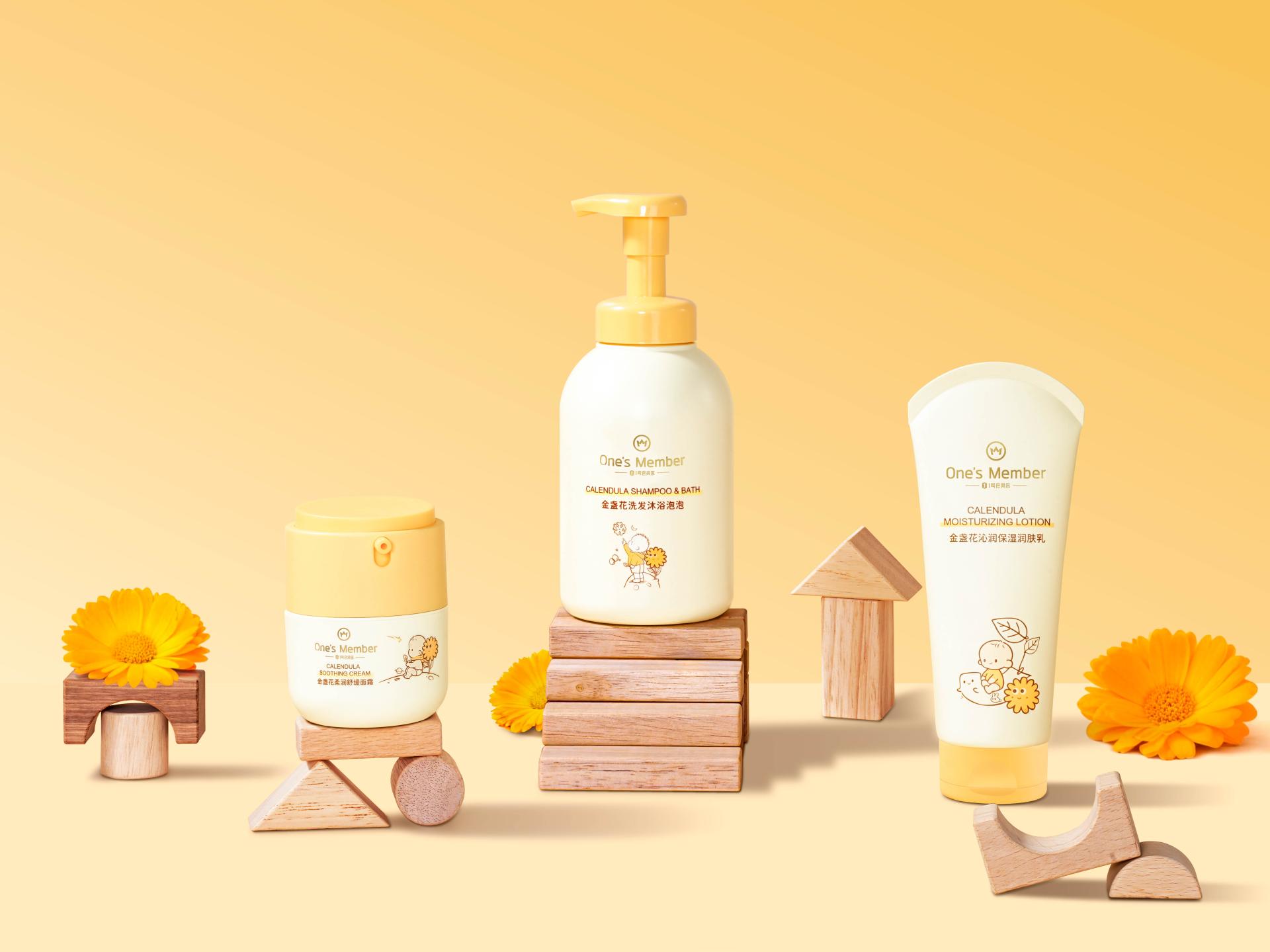 London Design Awards Winner - One’s Member Calendula Baby Hair and Body Care Series
