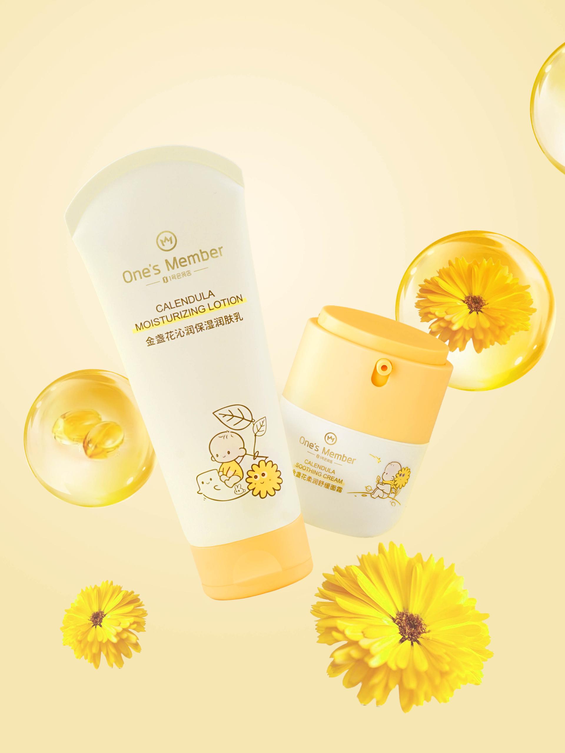London Design Awards Winner - One’s Member Calendula Baby Hair and Body Care Series