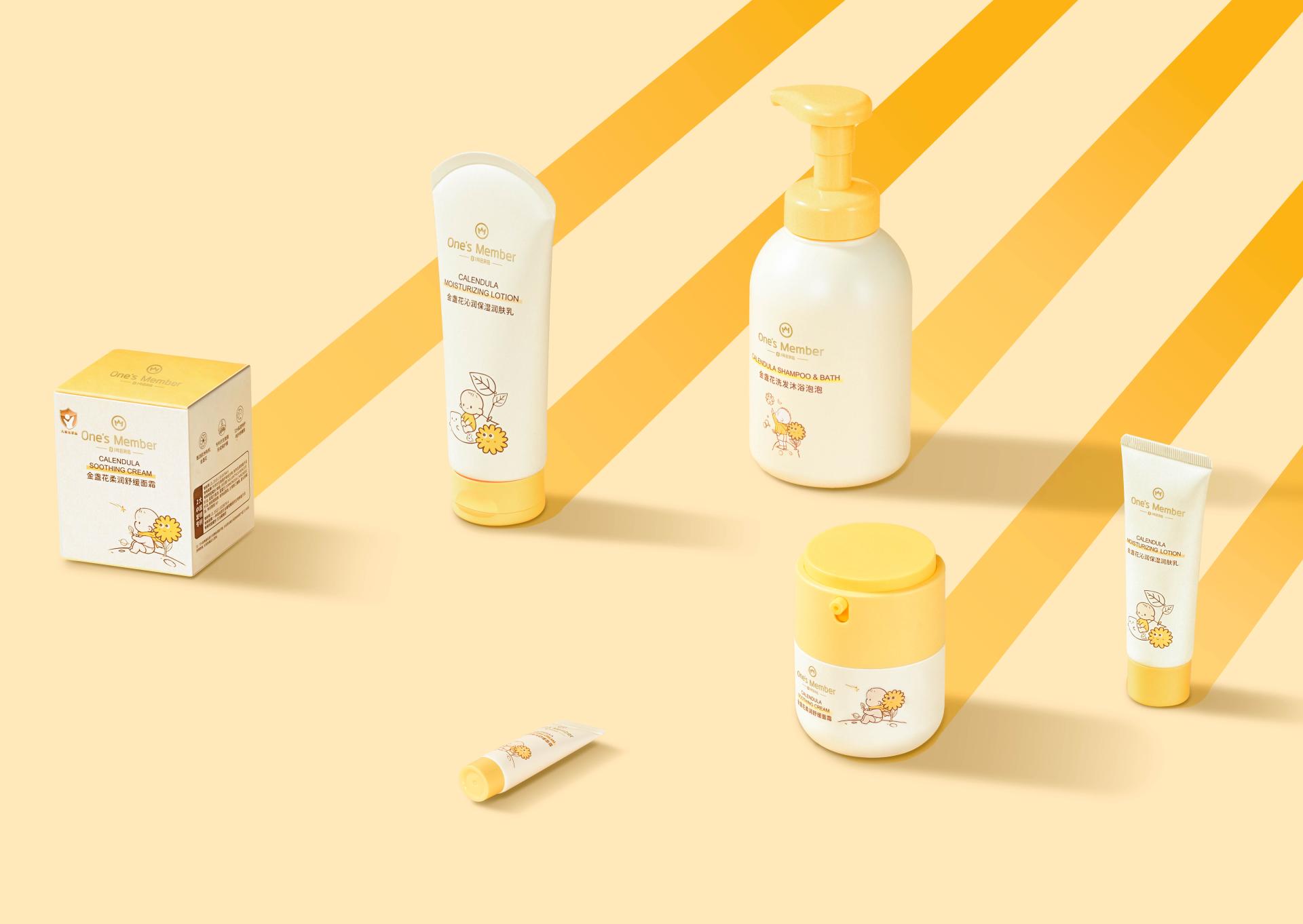 London Design Awards Winner - One’s Member Calendula Baby Hair and Body Care Series
