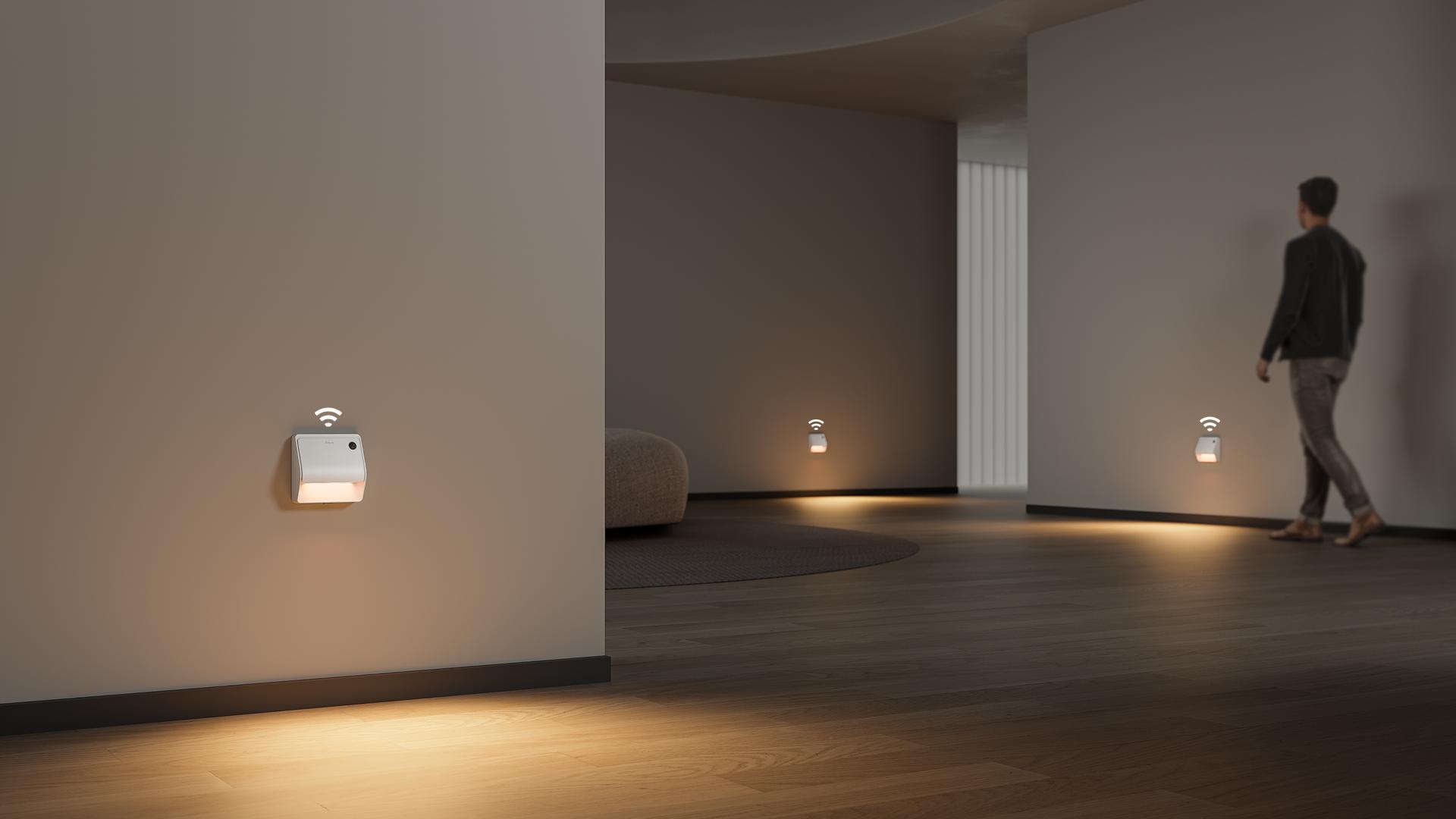 London Design Awards Winner - Rechargeable Smart Linkage Kick Light 
