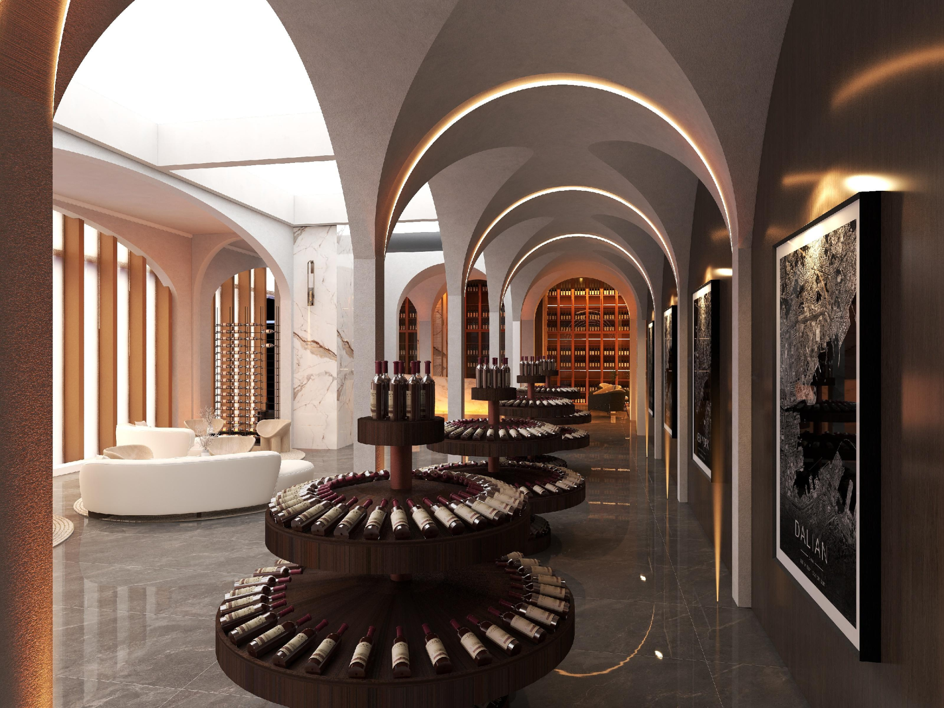 London Design Awards Winner - A Corridor for Dialogue with History – Wine Culture Experien