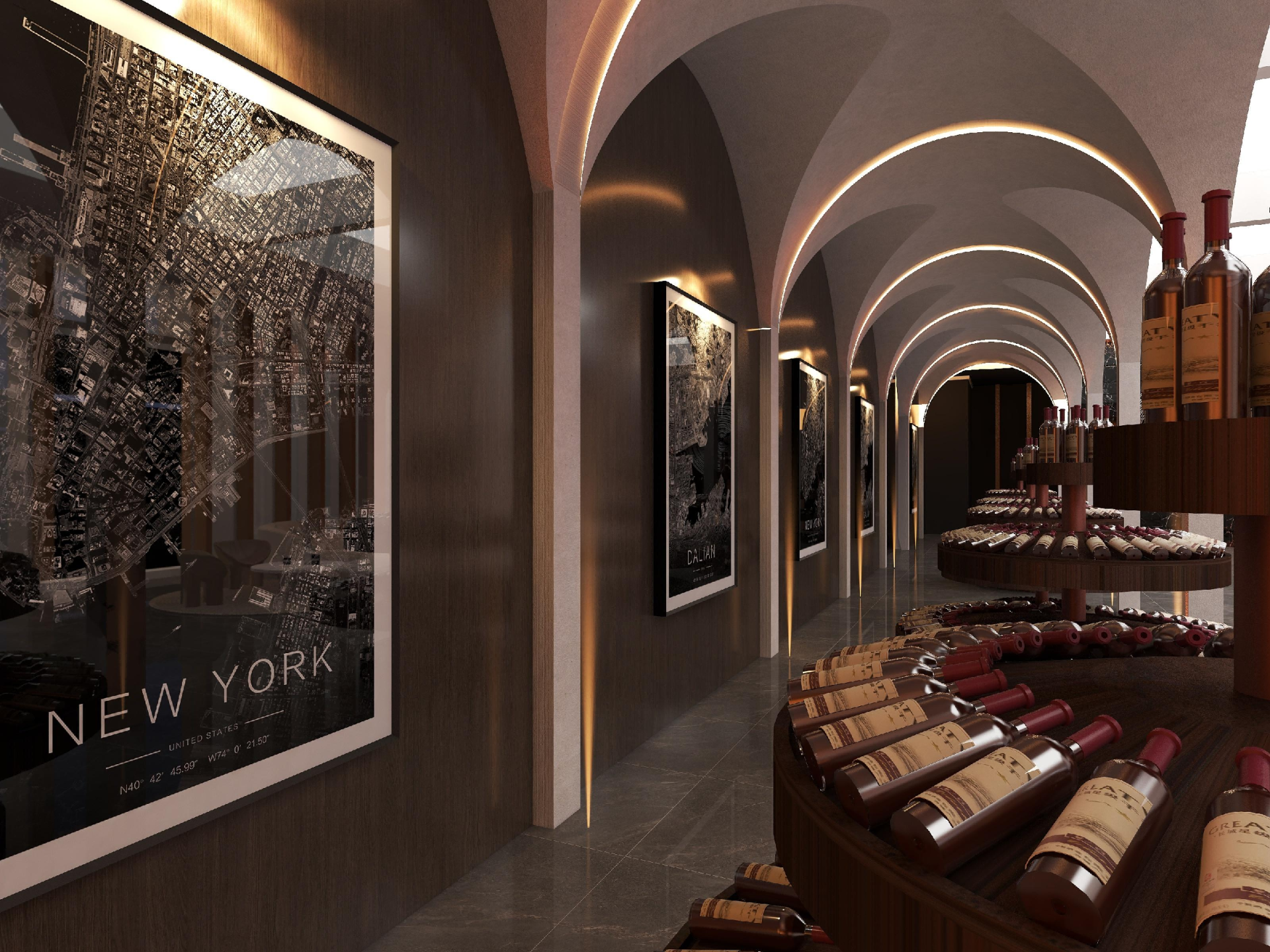 London Design Awards Winner - A Corridor for Dialogue with History – Wine Culture Experien