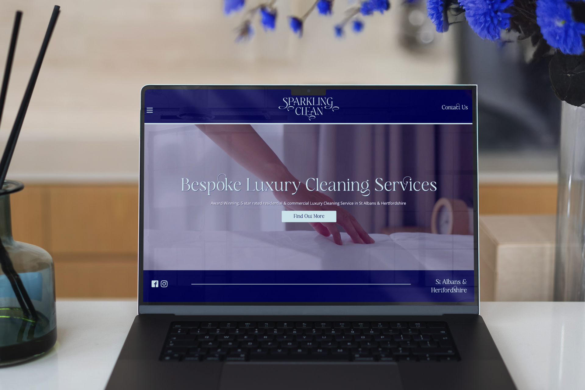 London Design Awards Winner - Sparkling Clean - Branding, Website & SEO
