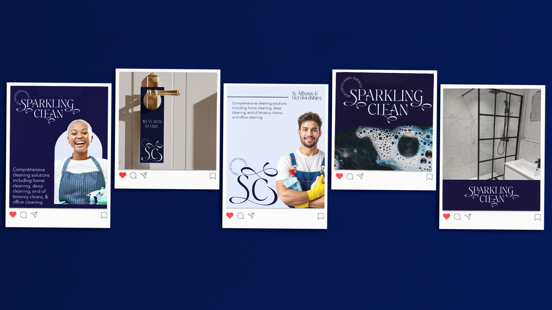 London Design Awards Winner - Sparkling Clean - Branding, Website & SEO