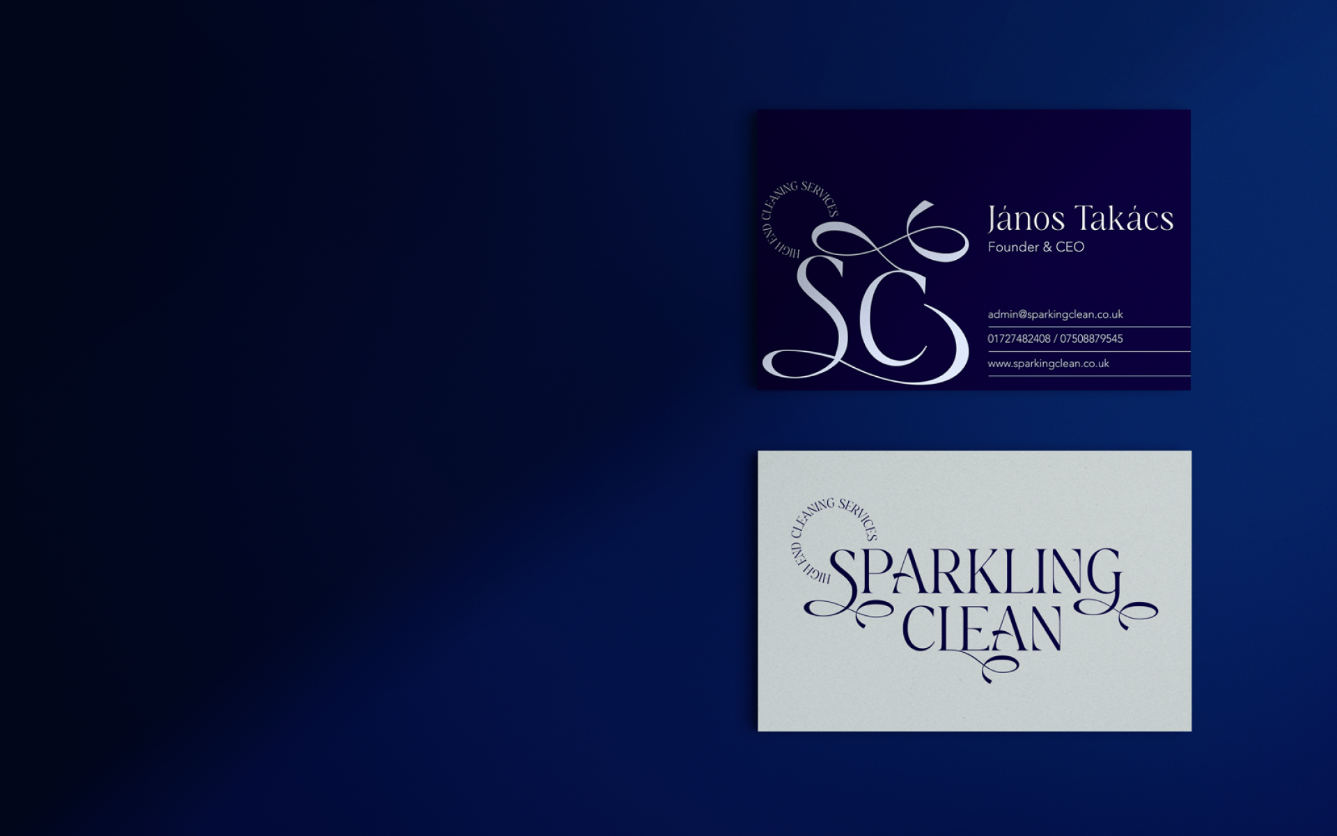 London Design Awards Winner - Sparkling Clean - Branding, Website & SEO