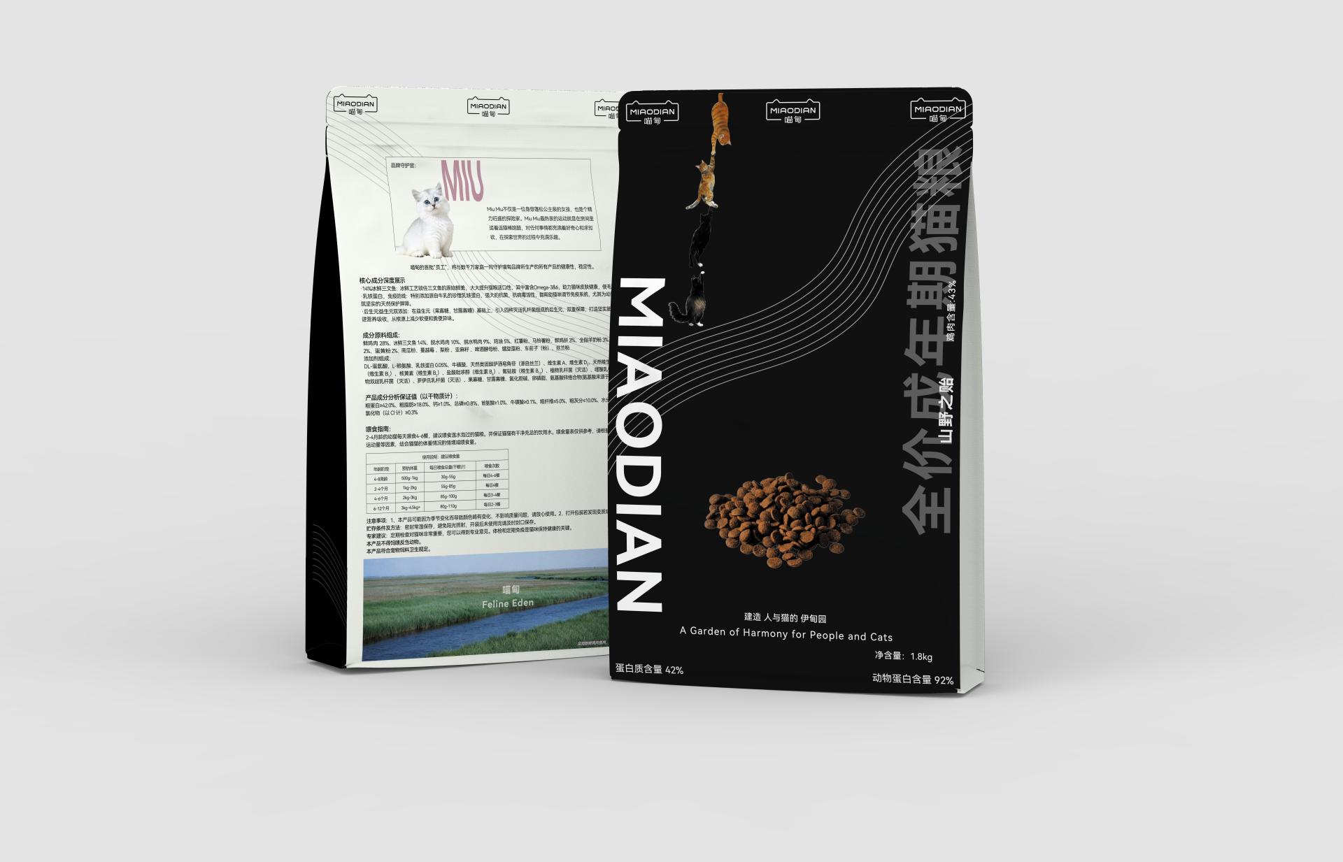London Design Awards Winner - MIAODIAN Kitten & Adult Cat Food