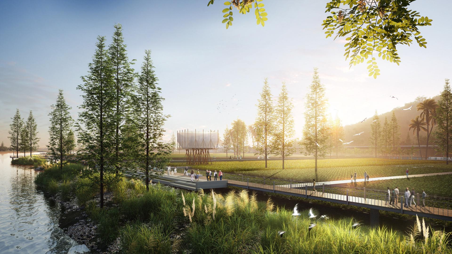 London Design Awards Winner - Banfu Riverside Park
