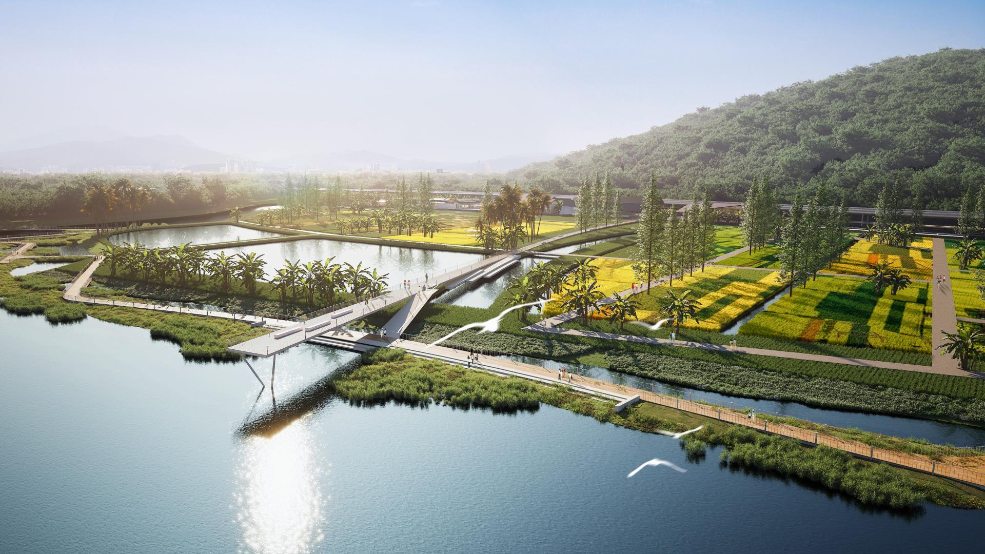London Design Awards Winner - Banfu Riverside Park