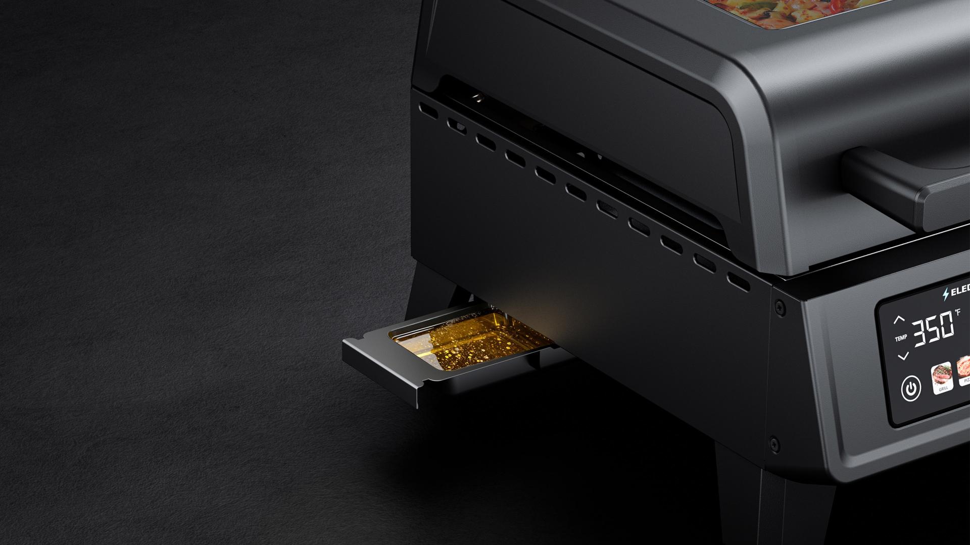 London Design Awards Winner - Outdoor and Indoor Dual-Energy (Electric&Gas) Tabletop Grill
