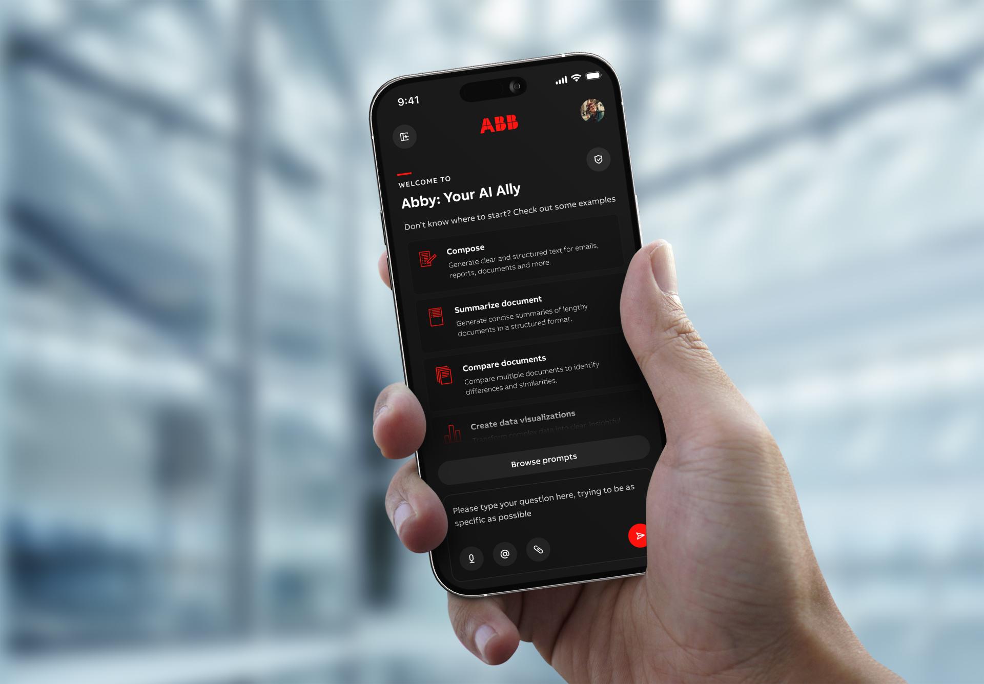 London Design Awards Winner - Abby, ABB’s GenAI system to assist employees globally