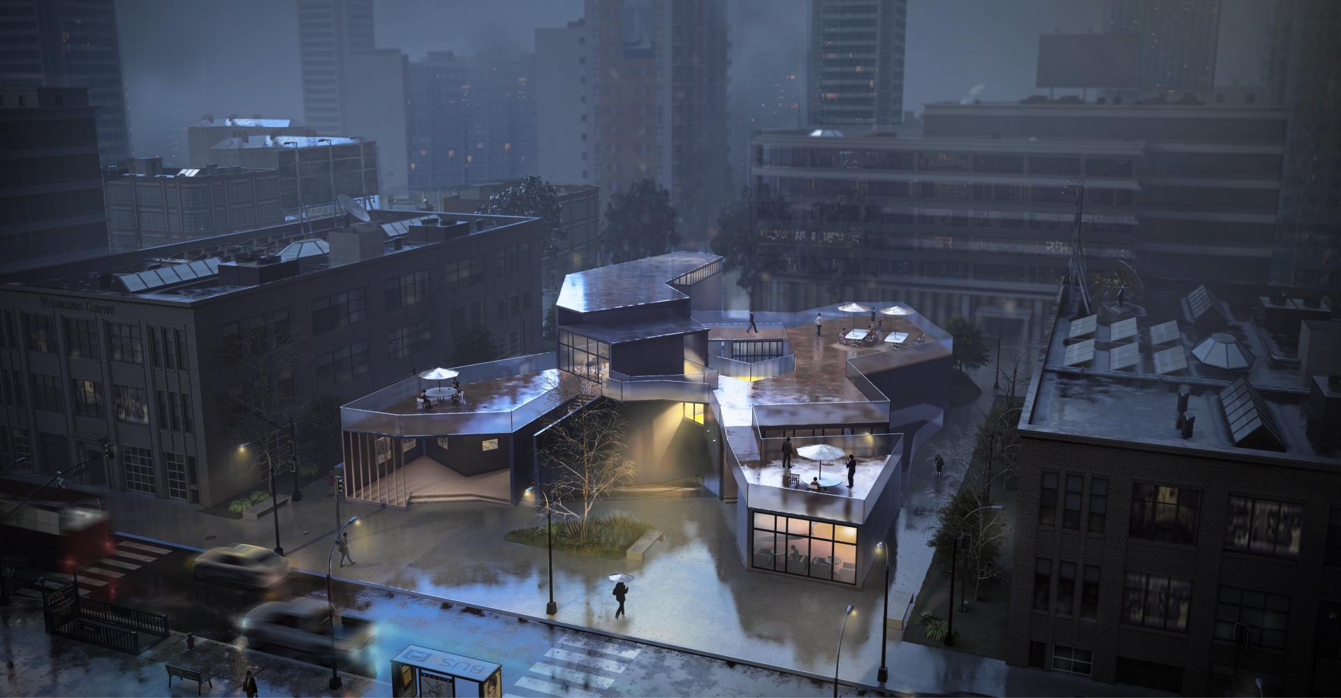 London Design Awards Winner - PLUG-IN COMMUNITY LIBRARY DESIGN