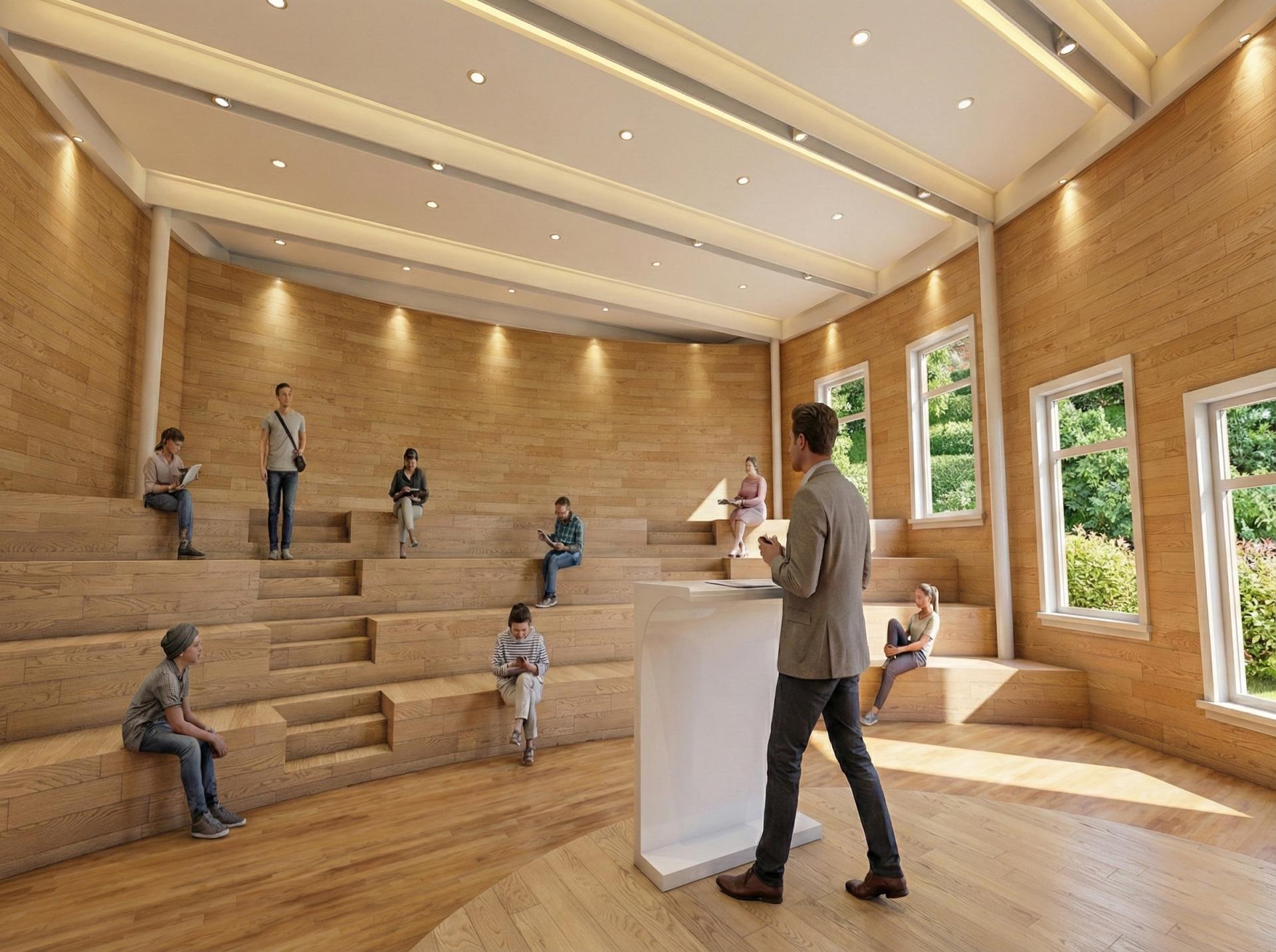 London Design Awards Winner - Community Center:  Into the Castelfranco Town 