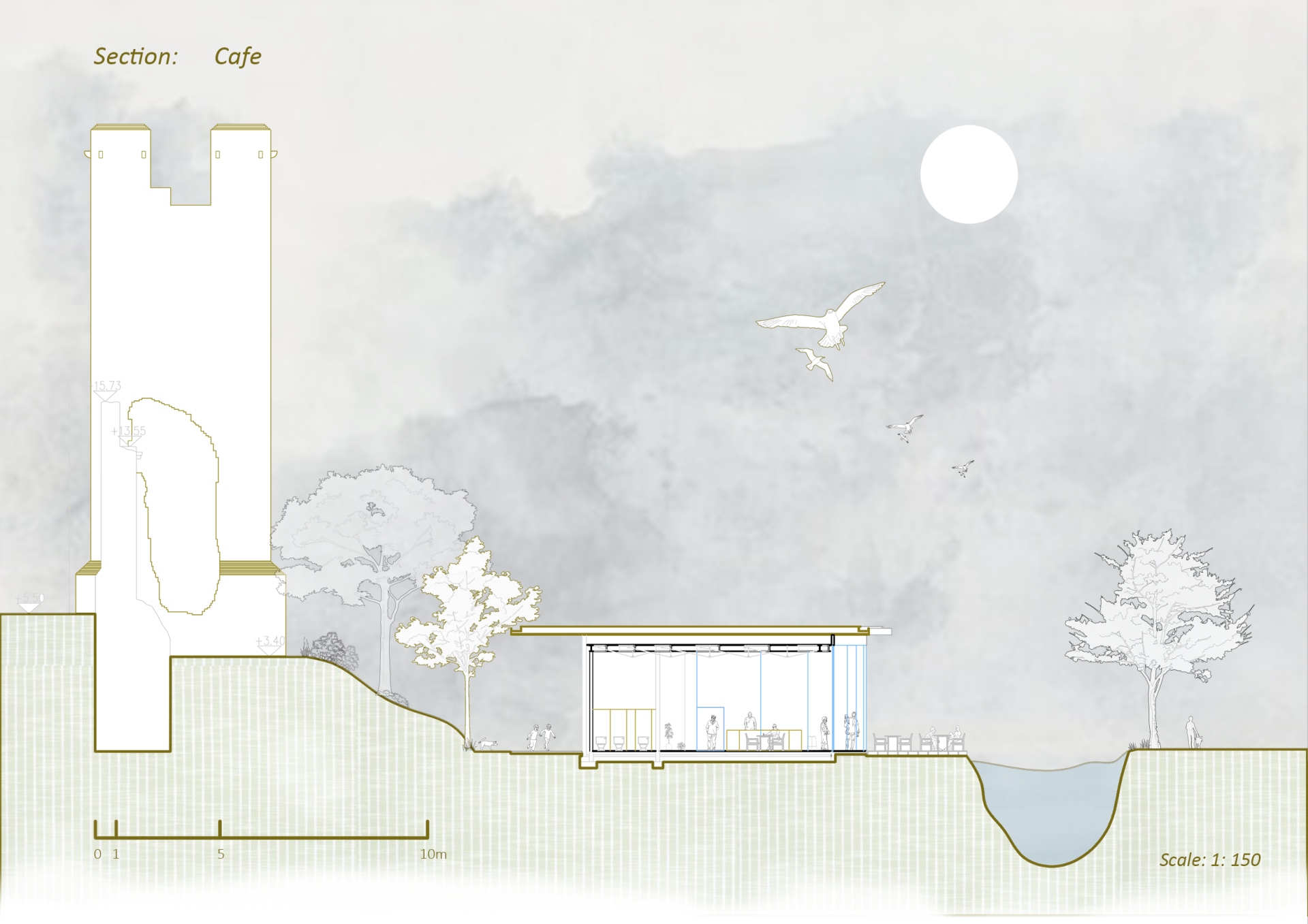 London Design Awards Winner - Community Center:  Into the Castelfranco Town 