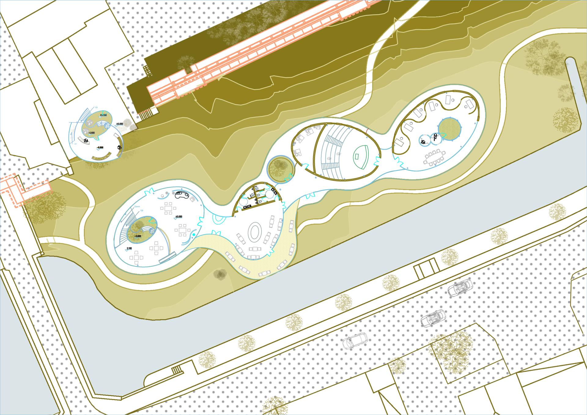 London Design Awards Winner - Community Center:  Into the Castelfranco Town 