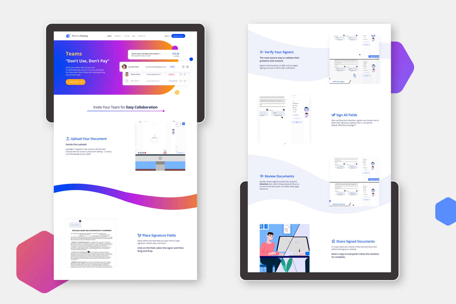 London Design Awards Winner - ProVideoMeeting — Website Redesign & Brand Refresh