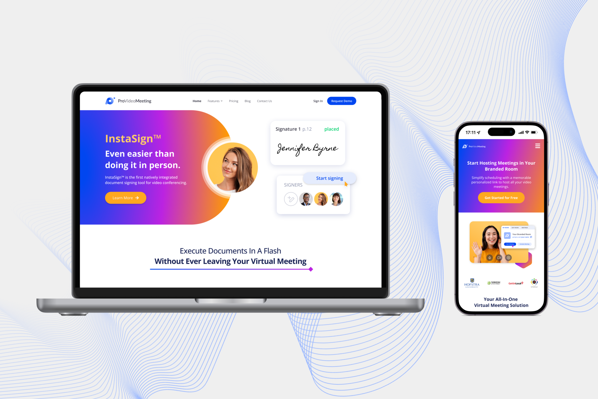 London Design Awards Winner - ProVideoMeeting — Website Redesign & Brand Refresh