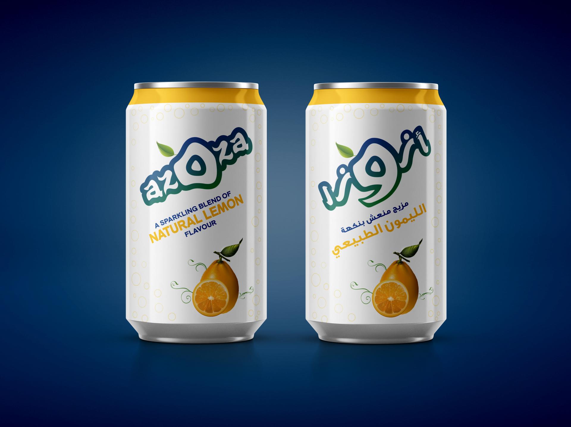 London Design Awards Winner - Azoza Sparkling Soda Label System