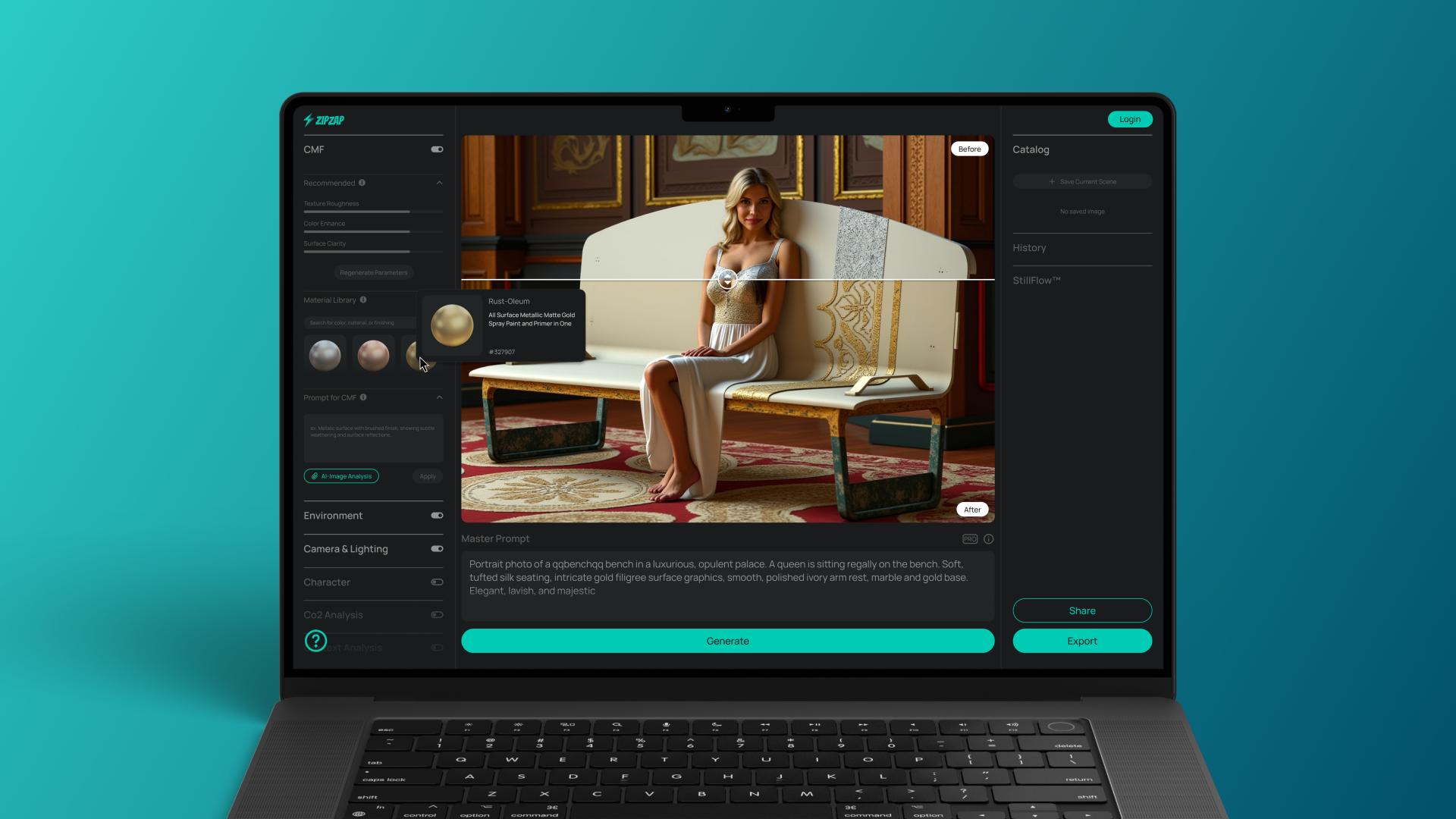 London Design Awards Winner - ZipZap: From Prompts to Sliders
