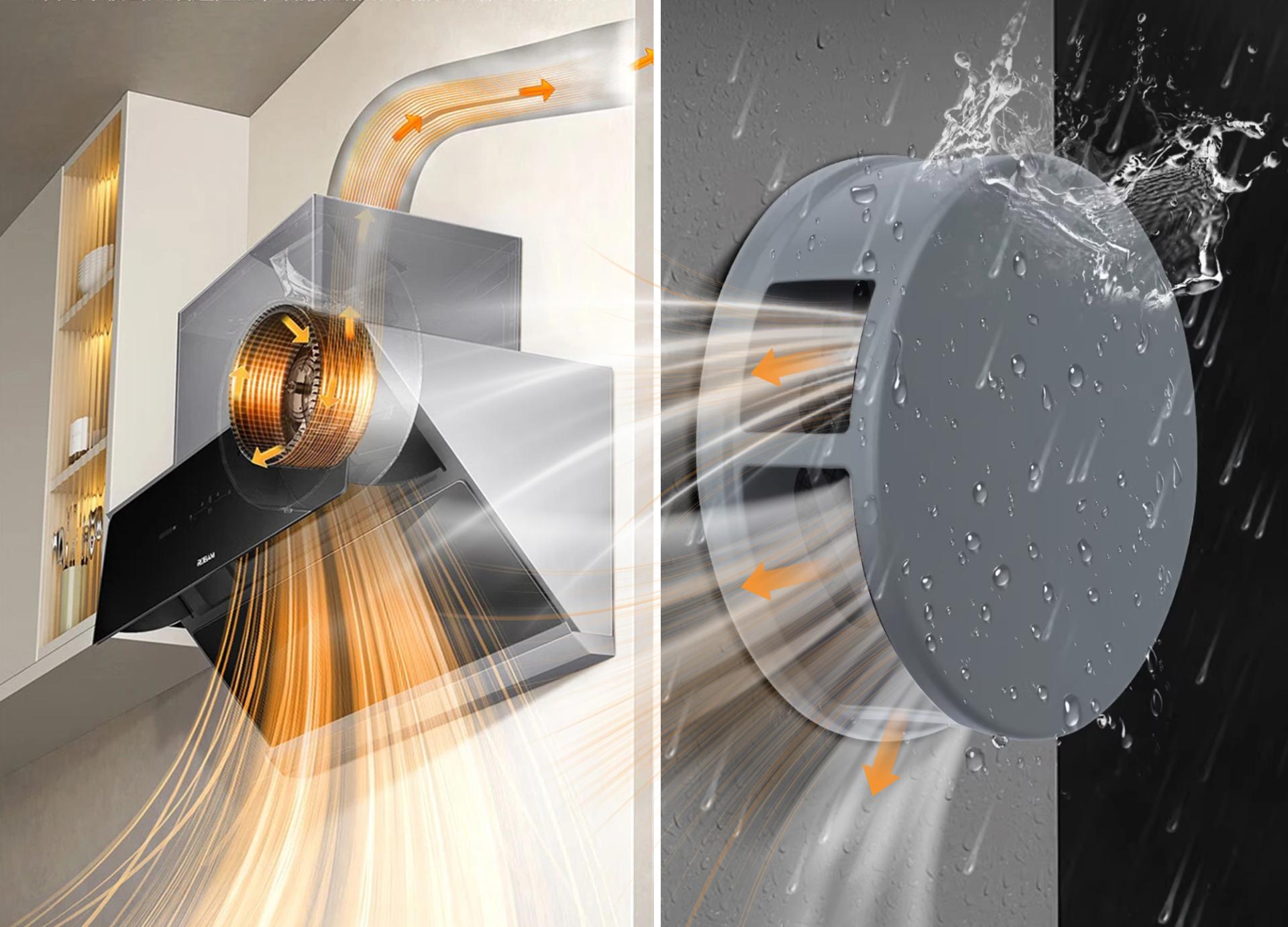 London Design Awards Winner - Stainless steel vent