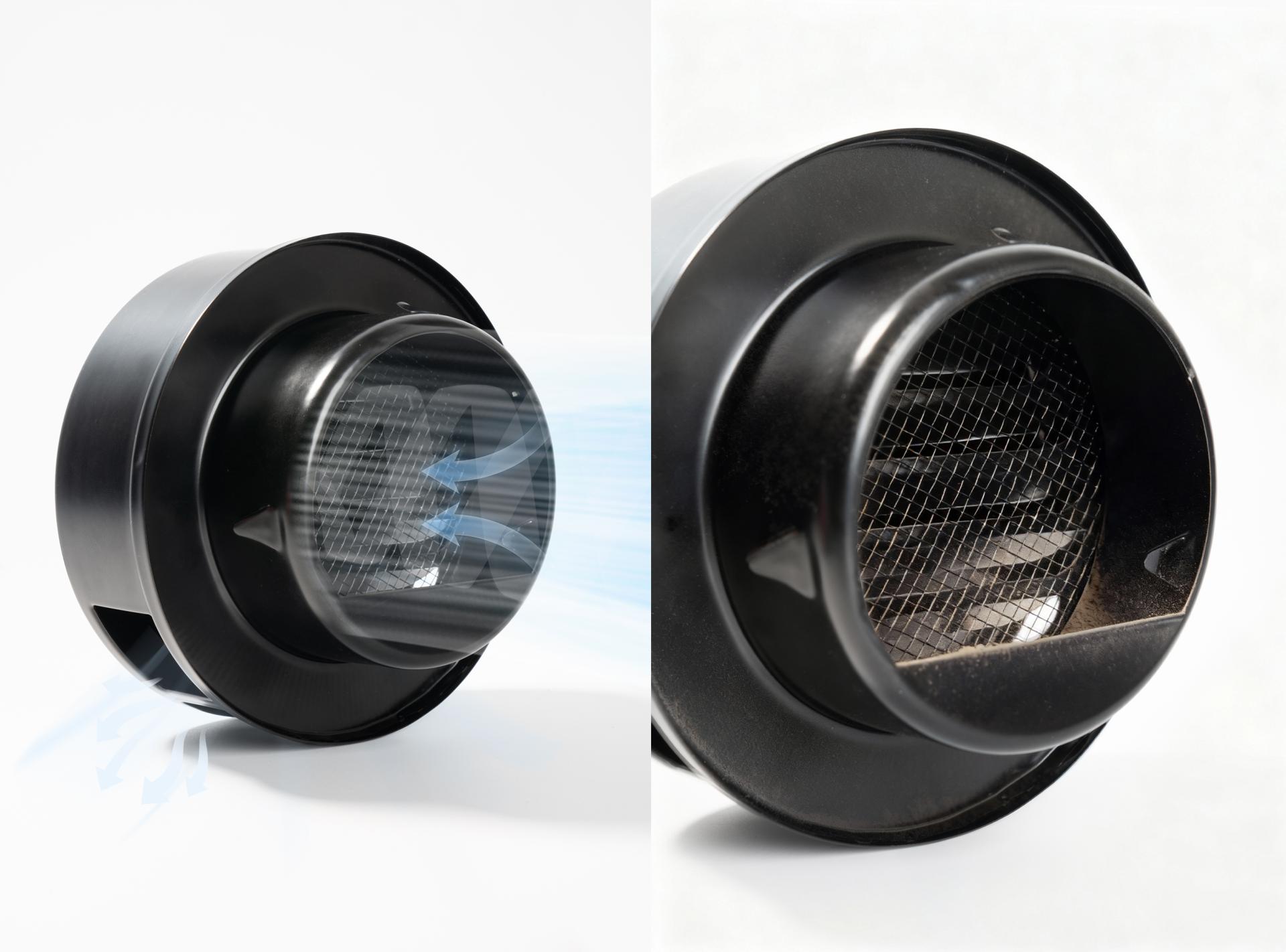 London Design Awards Winner - Stainless steel vent