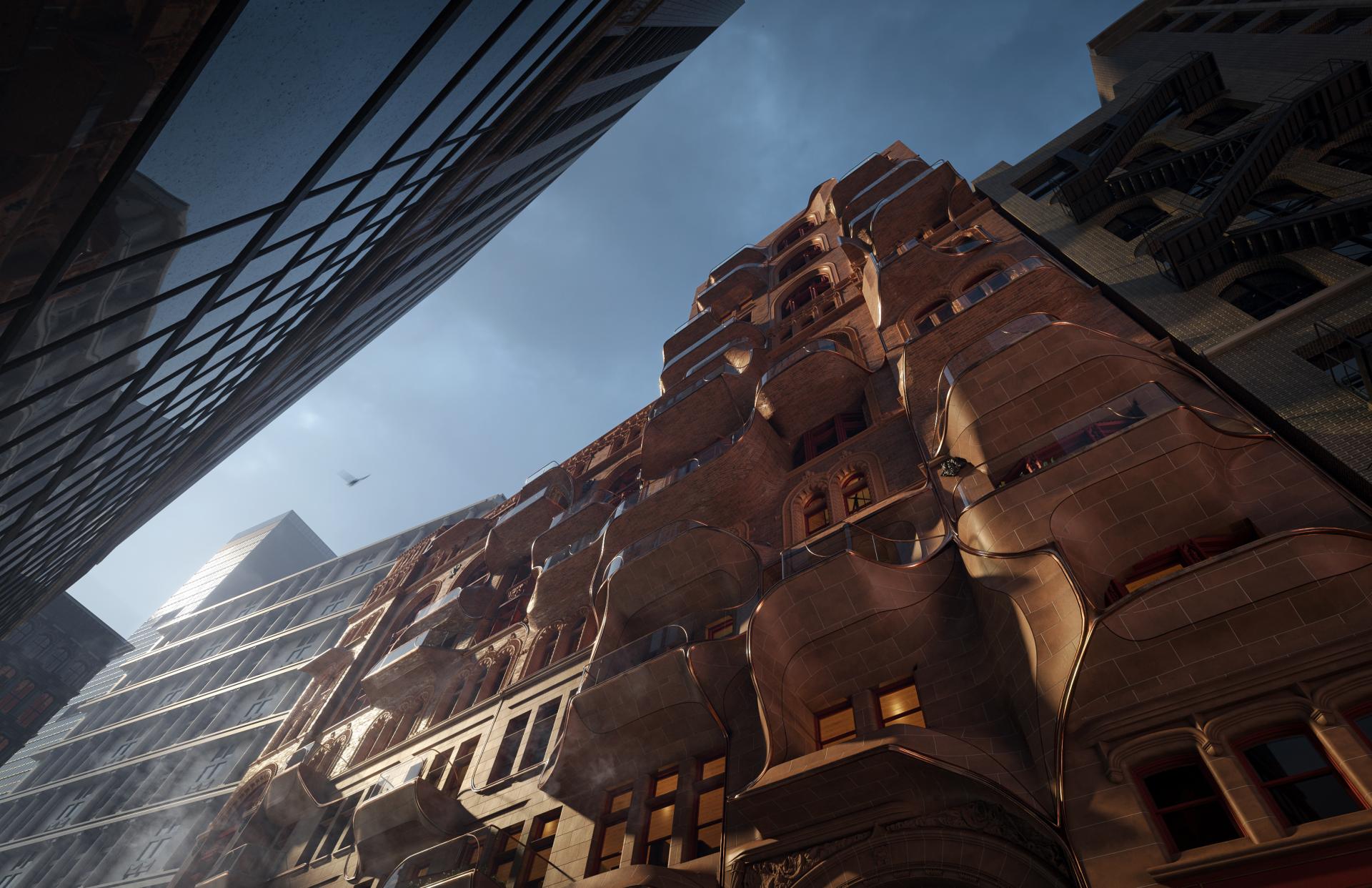 London Design Awards Winner - Dissolving Corbin Building