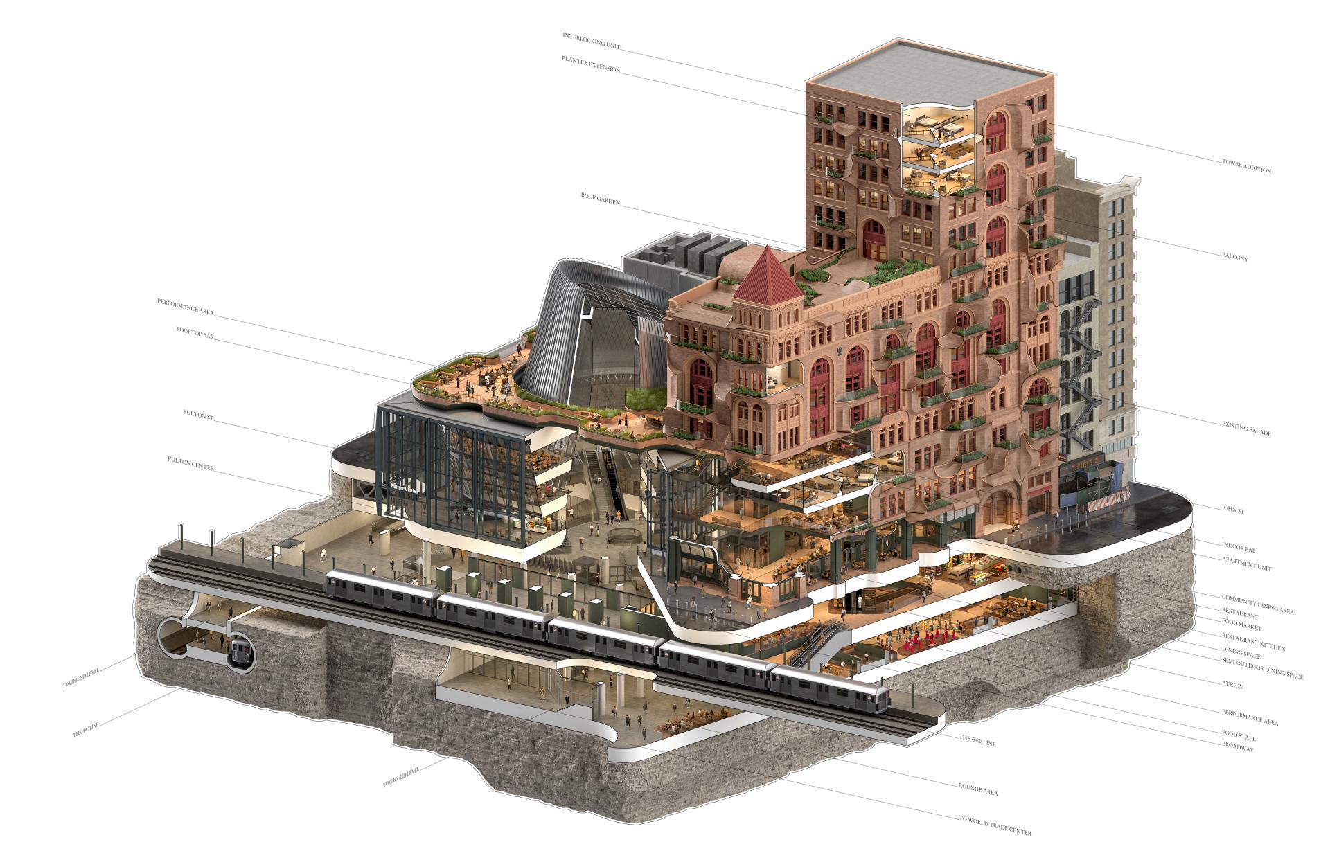 London Design Awards Winner - Dissolving Corbin Building
