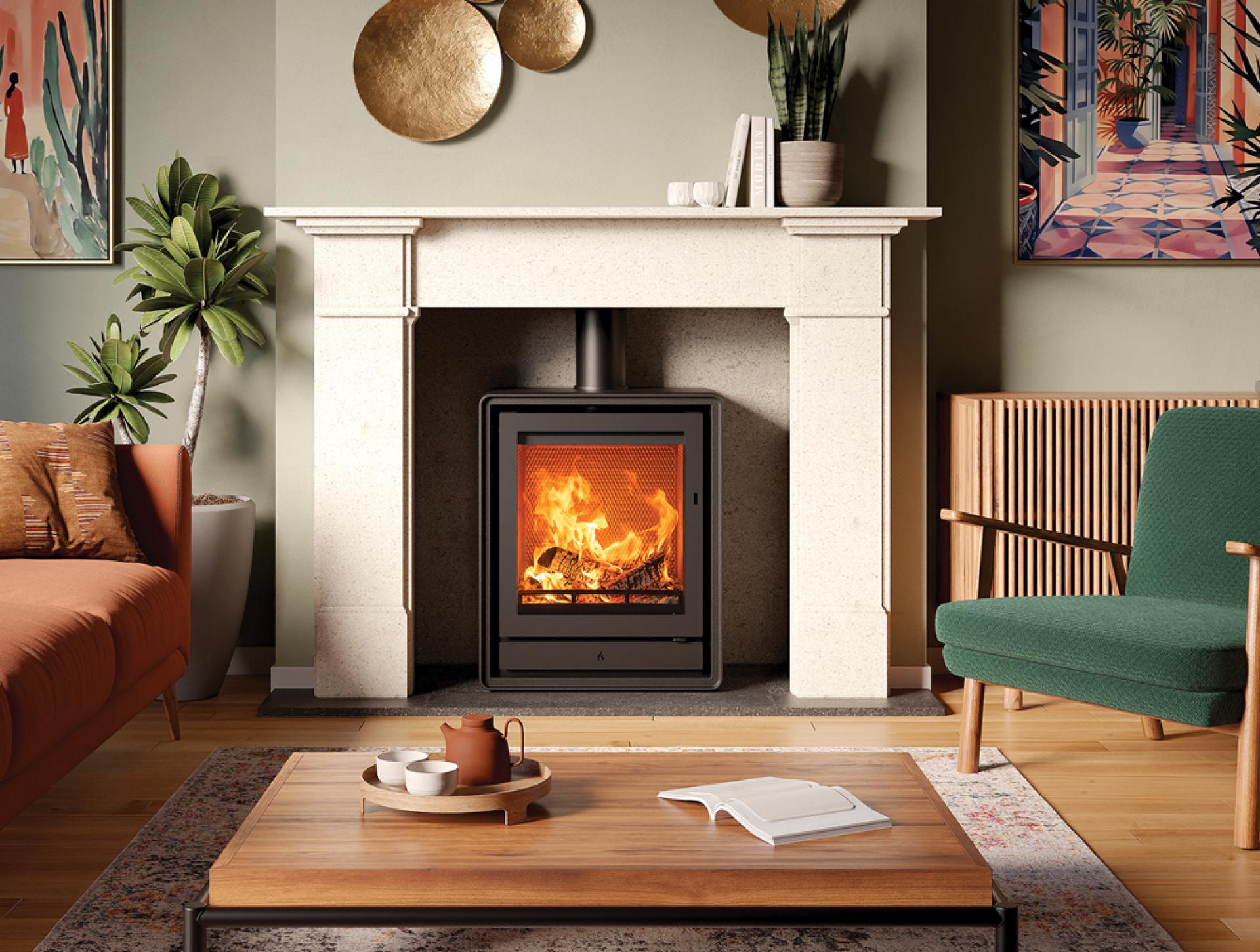 London Design Awards Winner - Stovax Riva2 Freestanding