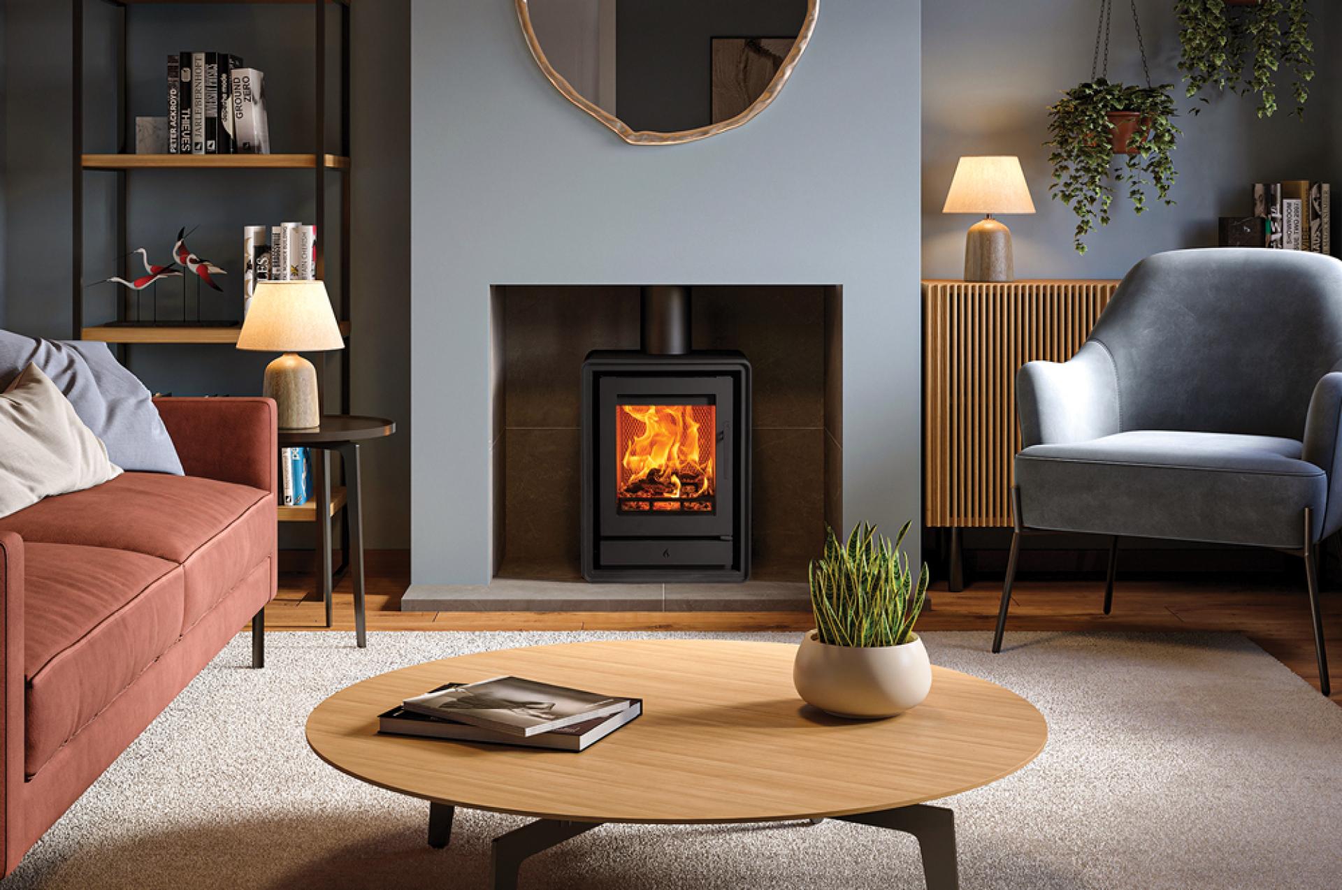 London Design Awards Winner - Stovax Riva2 Freestanding