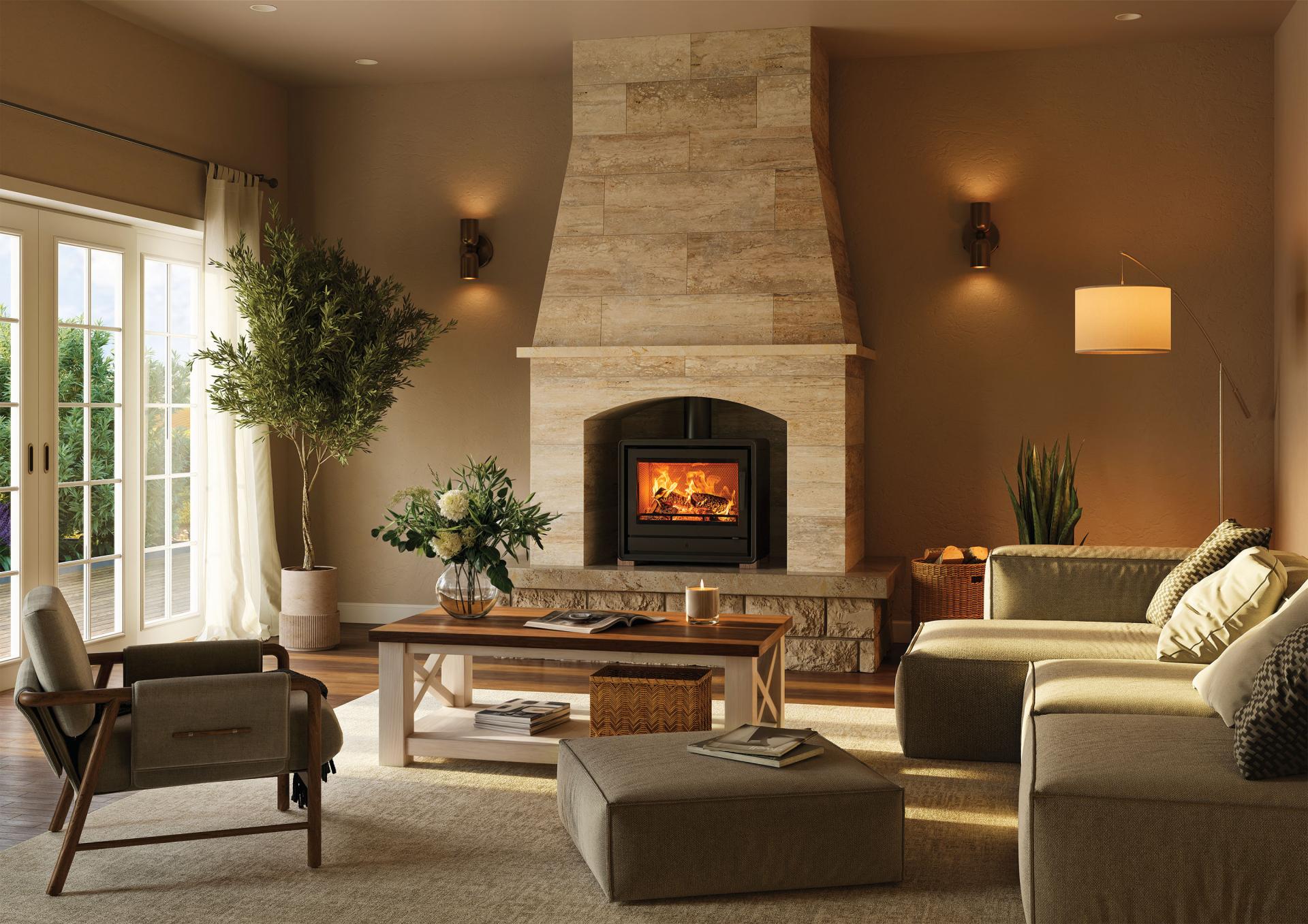 London Design Awards Winner - Stovax Riva2 Freestanding
