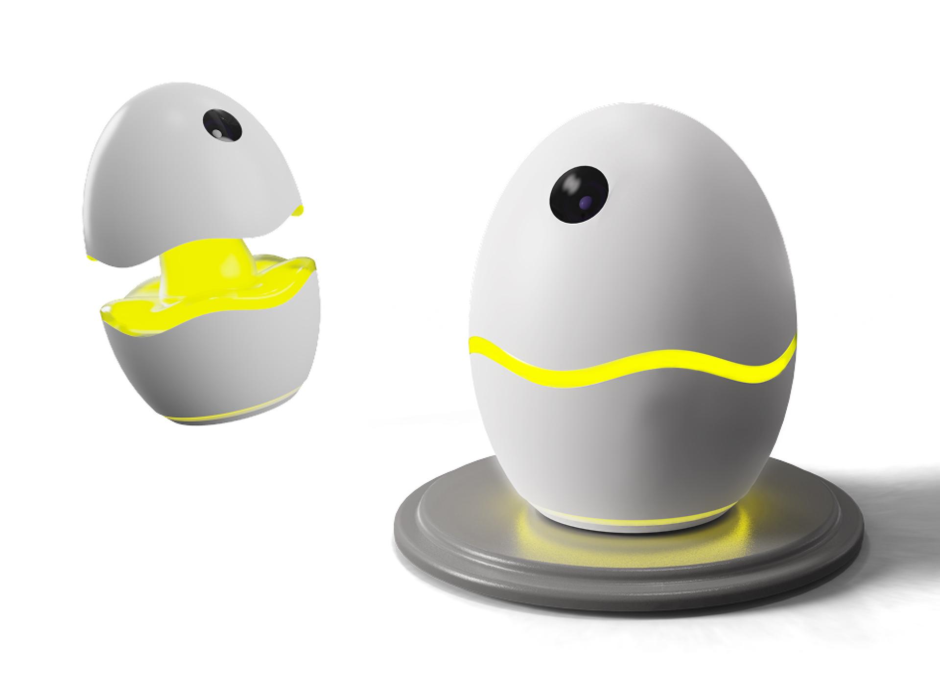 London Design Awards Winner - Eggora：A bedtime animated story projector that fosters paren