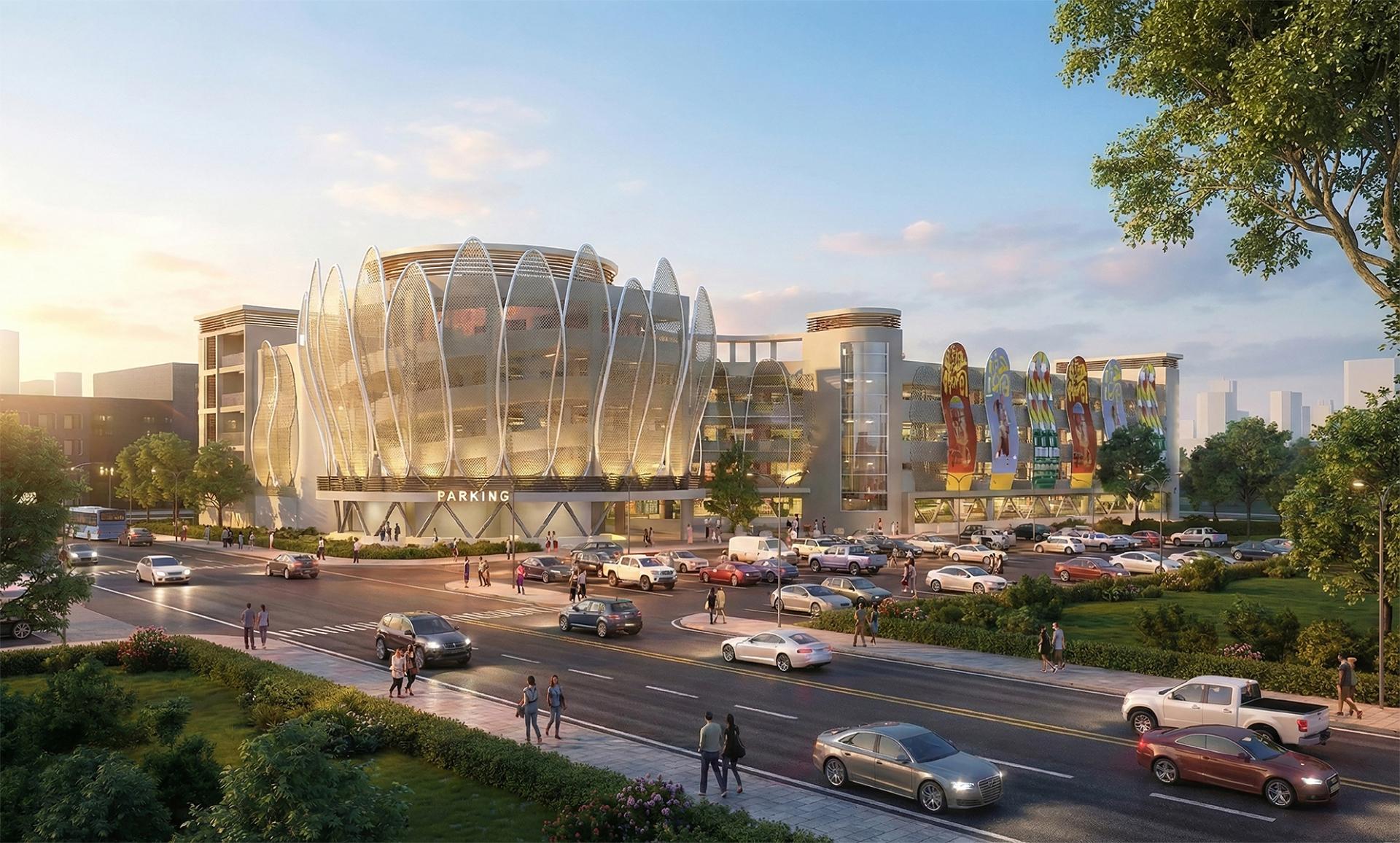 London Design Awards Winner - The Urban Lotus: A Sustainable Mobility Hub in Pingtung