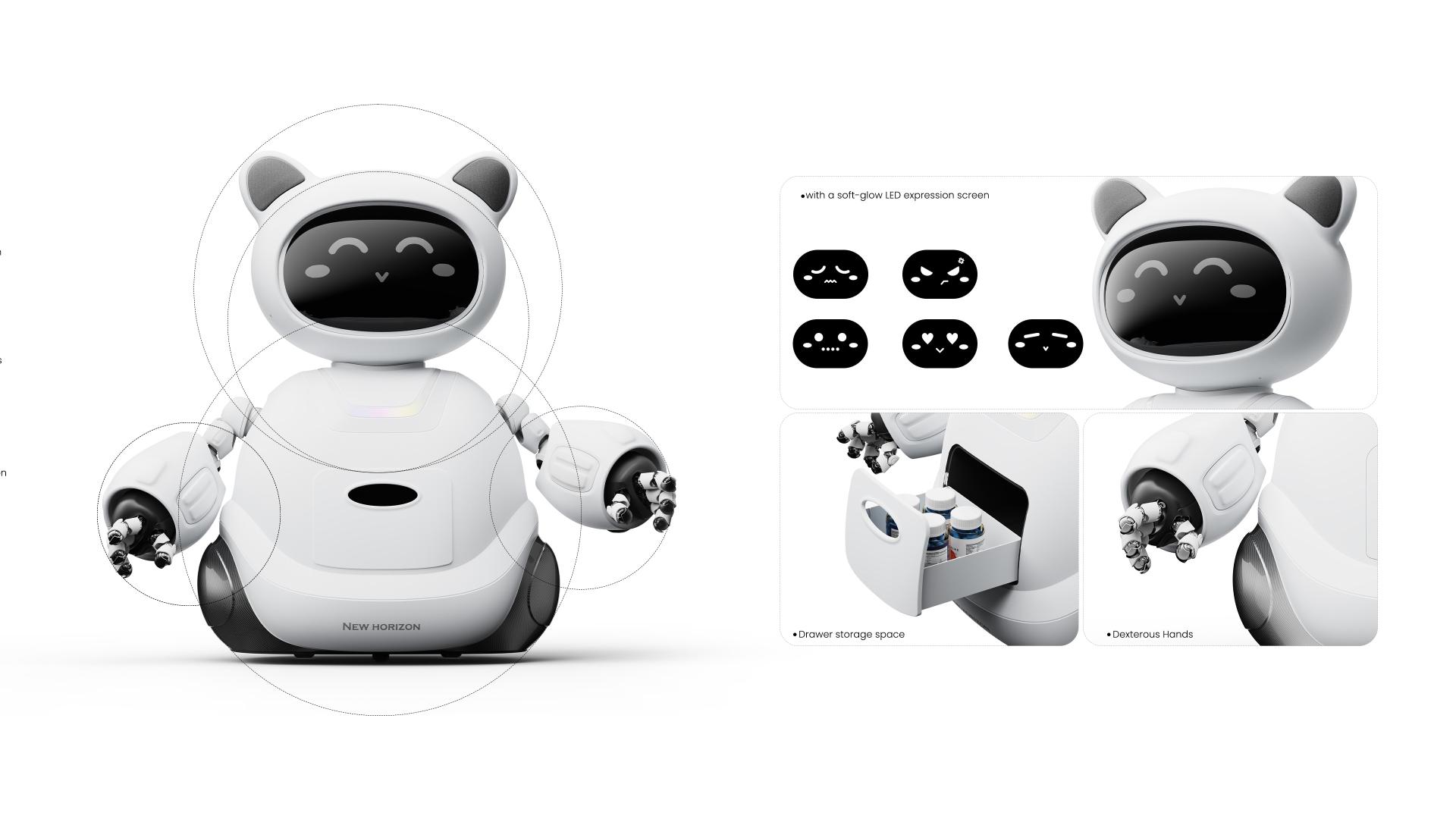 London Design Awards Winner - Intelligent Emotional Companion Robot