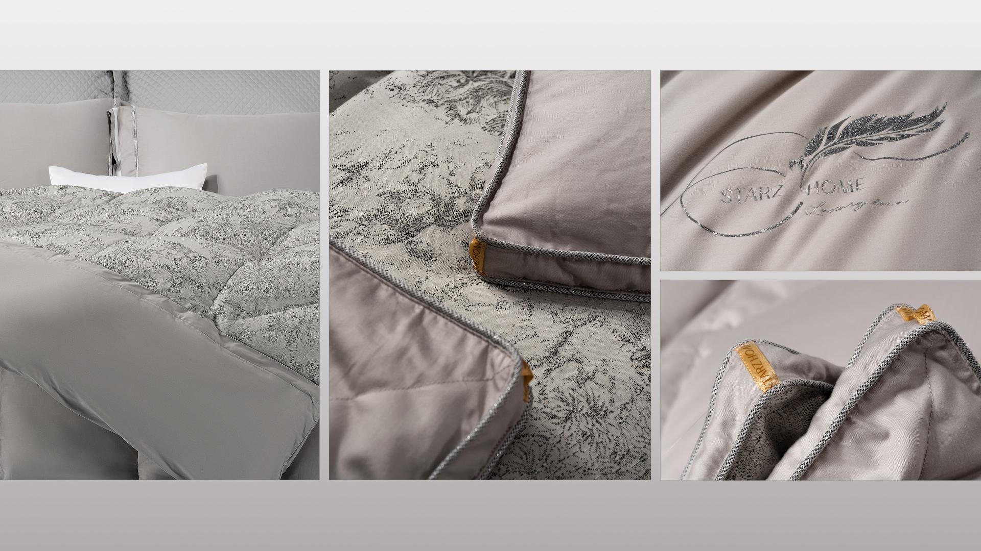 London Design Awards Winner - Luminous Noir Gold · Antibacterial White Goose Down Quilt