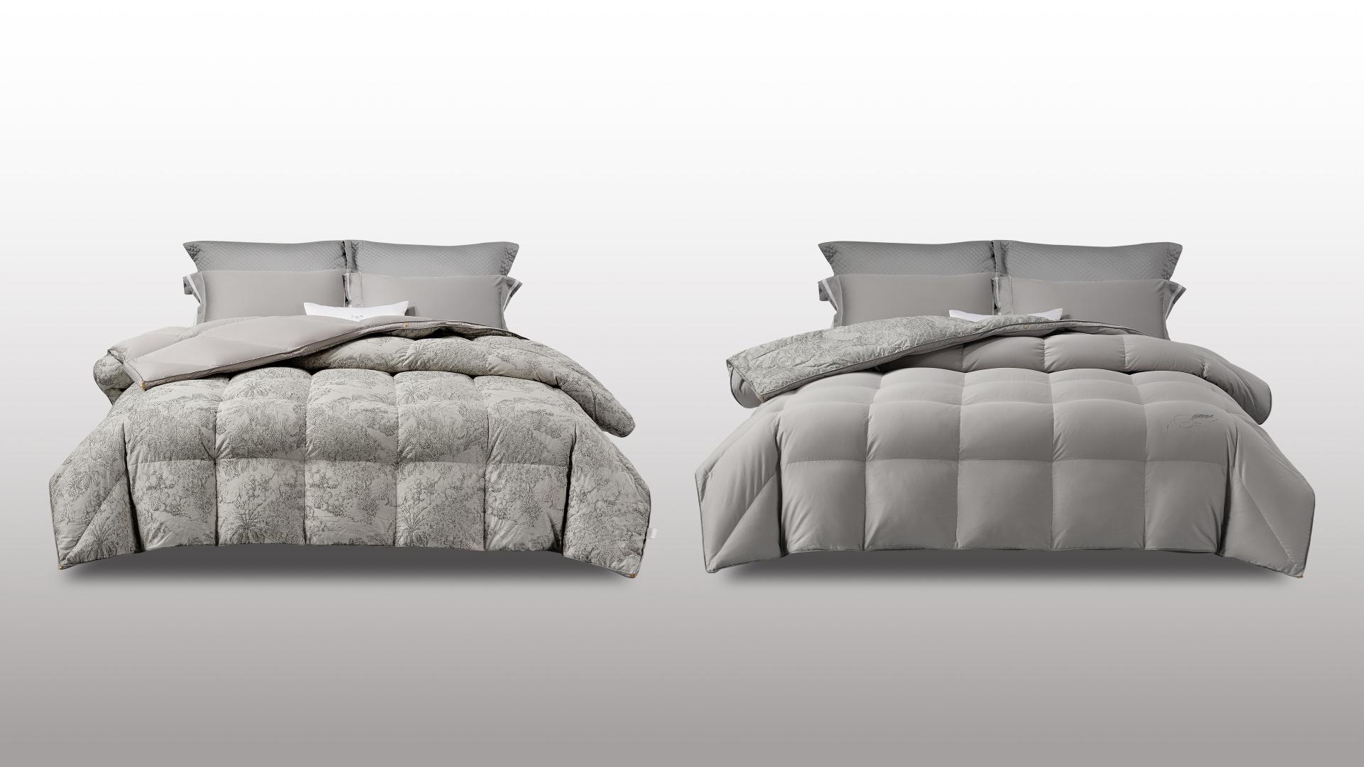 London Design Awards Winner - Luminous Noir Gold · Antibacterial White Goose Down Quilt