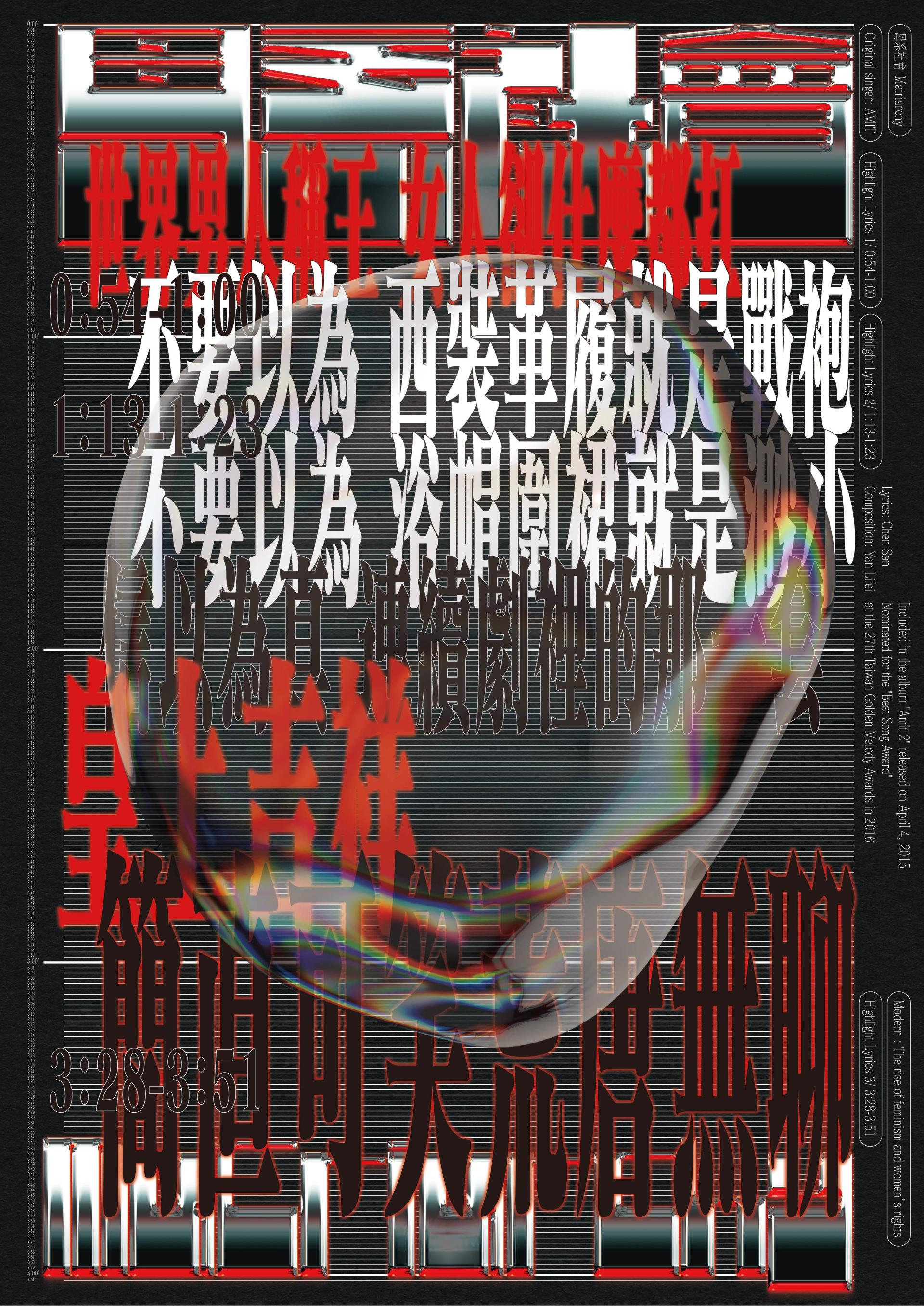 London Design Awards Winner - SHE/HER/HERS: DunHuang Flying Asparas Series Poster