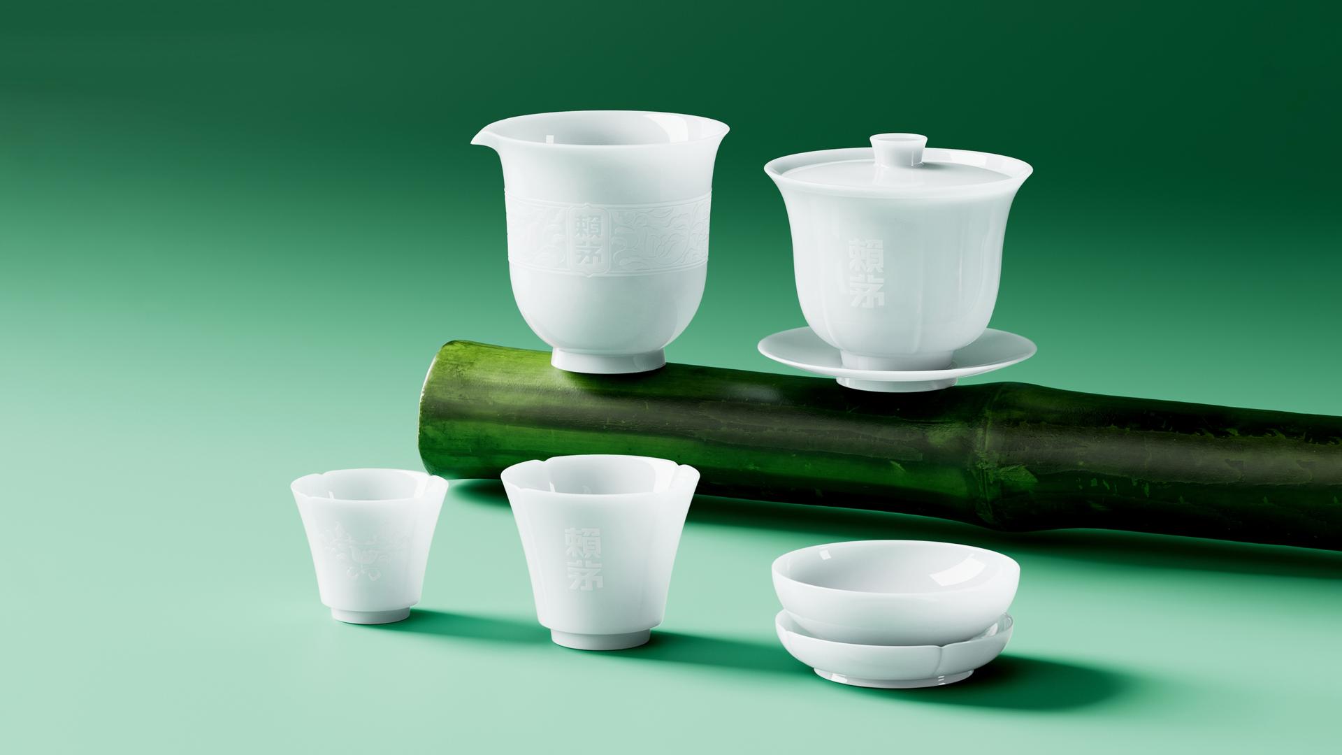 London Design Awards Winner - Lai Mao tea set gift box set and Ti Lian Xin trust peers
