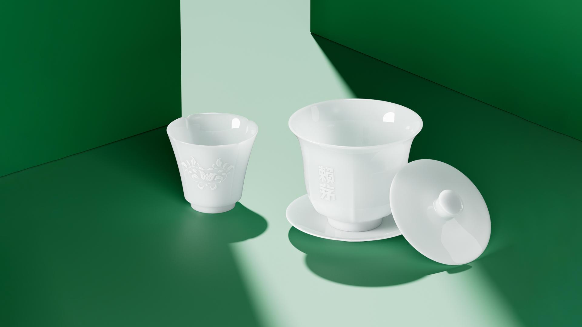 London Design Awards Winner - Lai Mao tea set gift box set and Ti Lian Xin trust peers