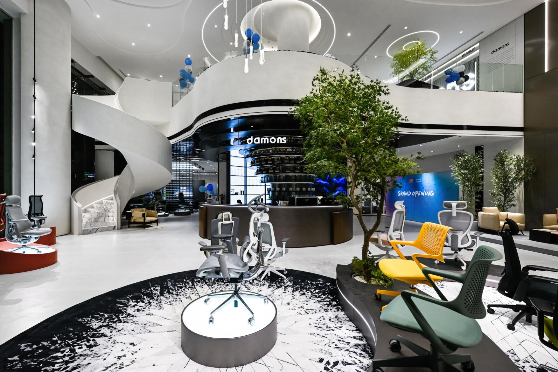 London Design Awards Winner - Damons Ripples | A Fluid Oasis for Agile Working