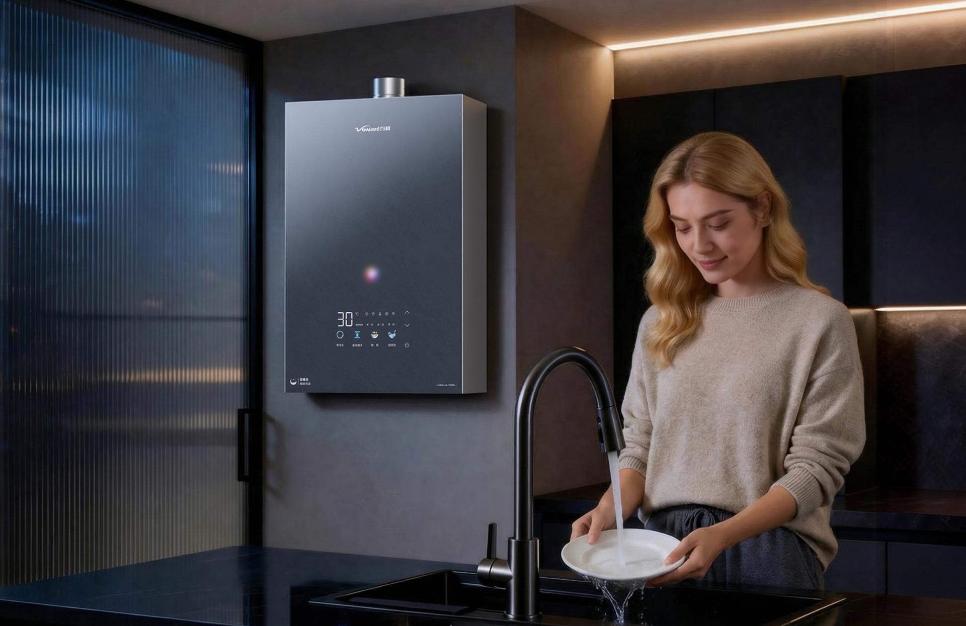 London Design Awards Winner - Moonstone High-Flow Gas Water Heater