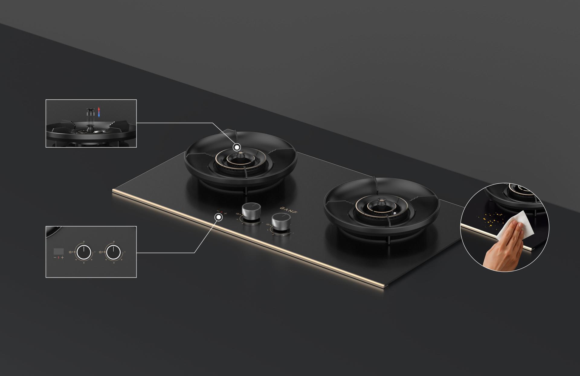 London Design Awards Winner - Vanward Light Luxury Golden Mountain Series