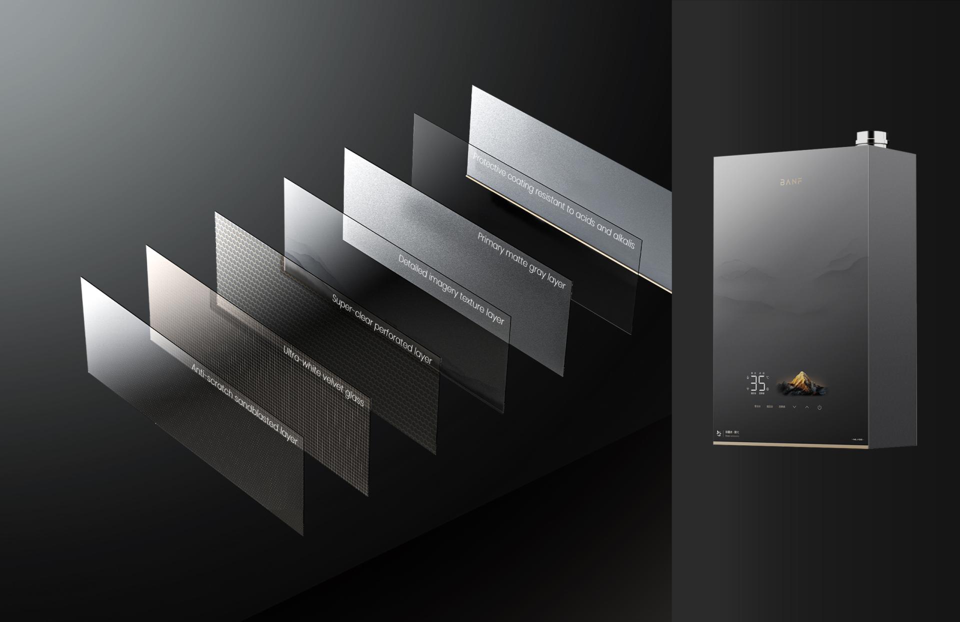 London Design Awards Winner - Vanward Light Luxury Golden Mountain Series