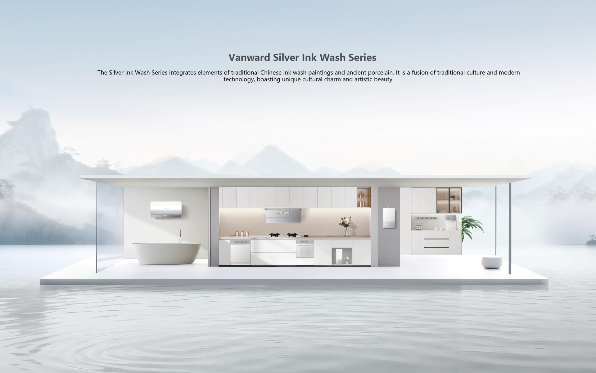 London Design Awards Winner - Vanward Silver Ink Wash Series