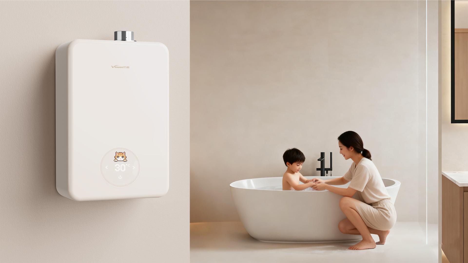 London Design Awards Winner - Cute Pet-themed Mini Gas Water Heater