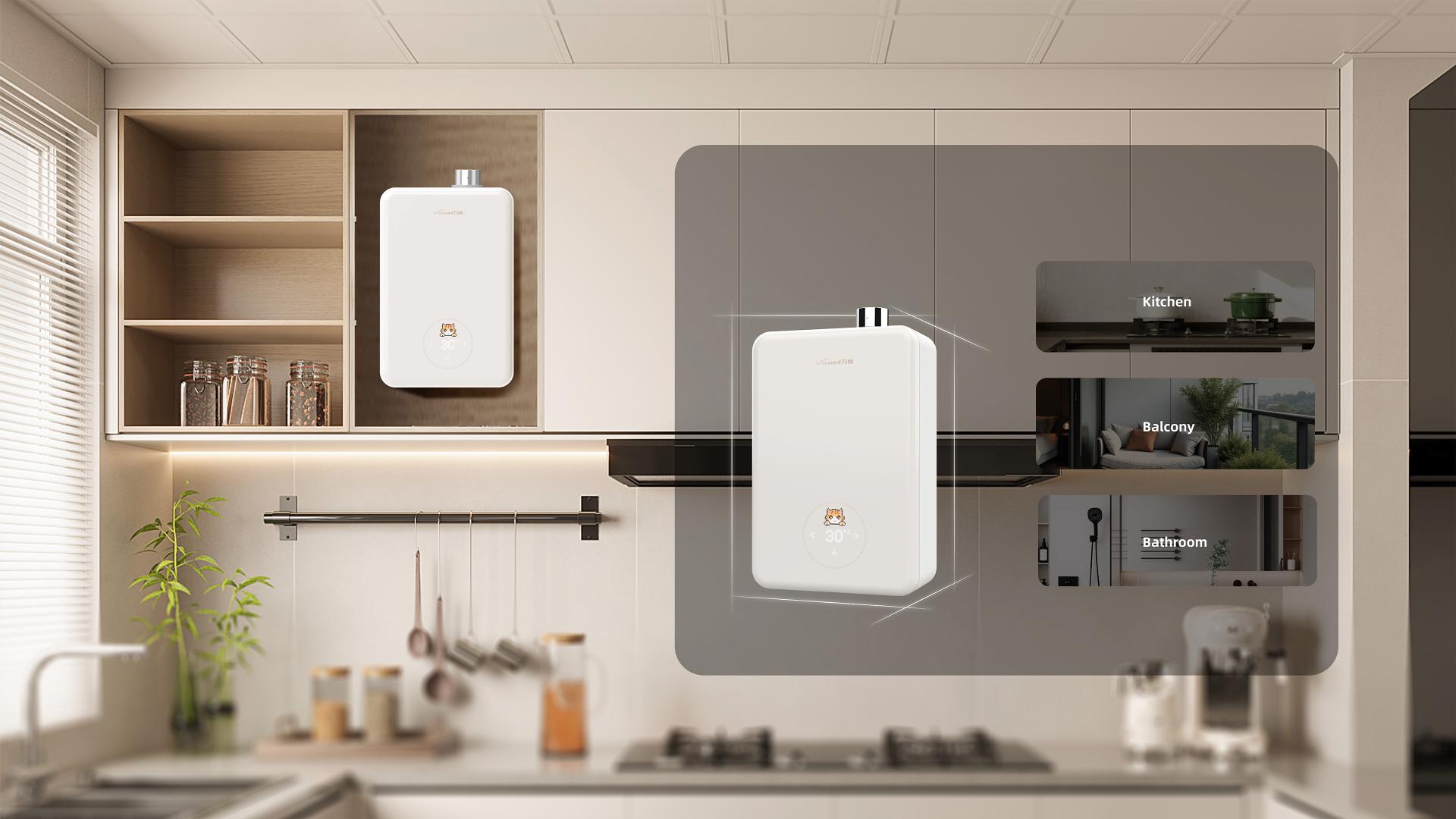 London Design Awards Winner - Cute Pet-themed Mini Gas Water Heater