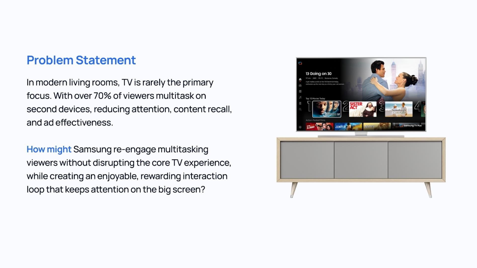 London Design Awards Winner - Samsung TV: AI-Trivia Game